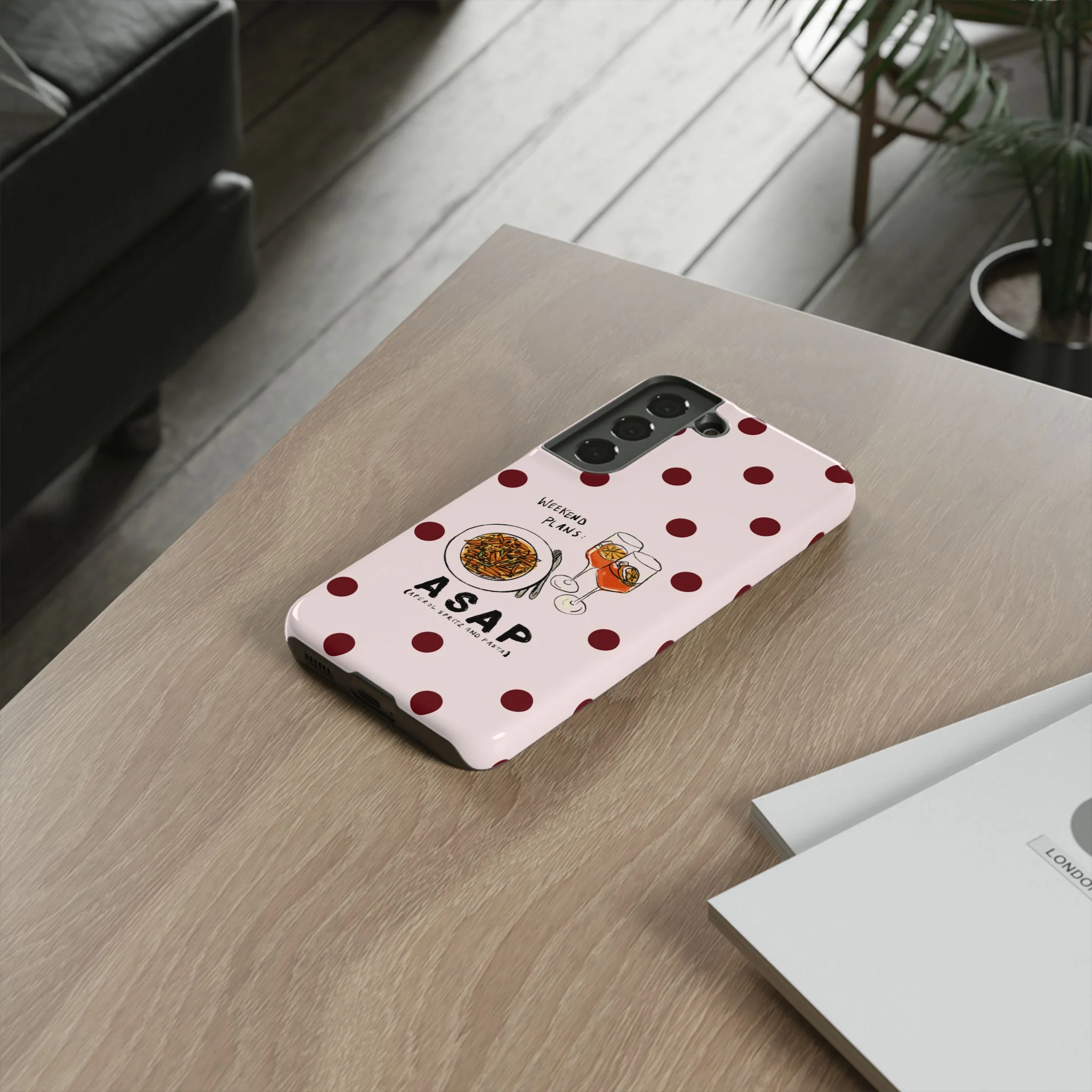 "Weekend Plans: ASAP" iPhone Case - Image 103