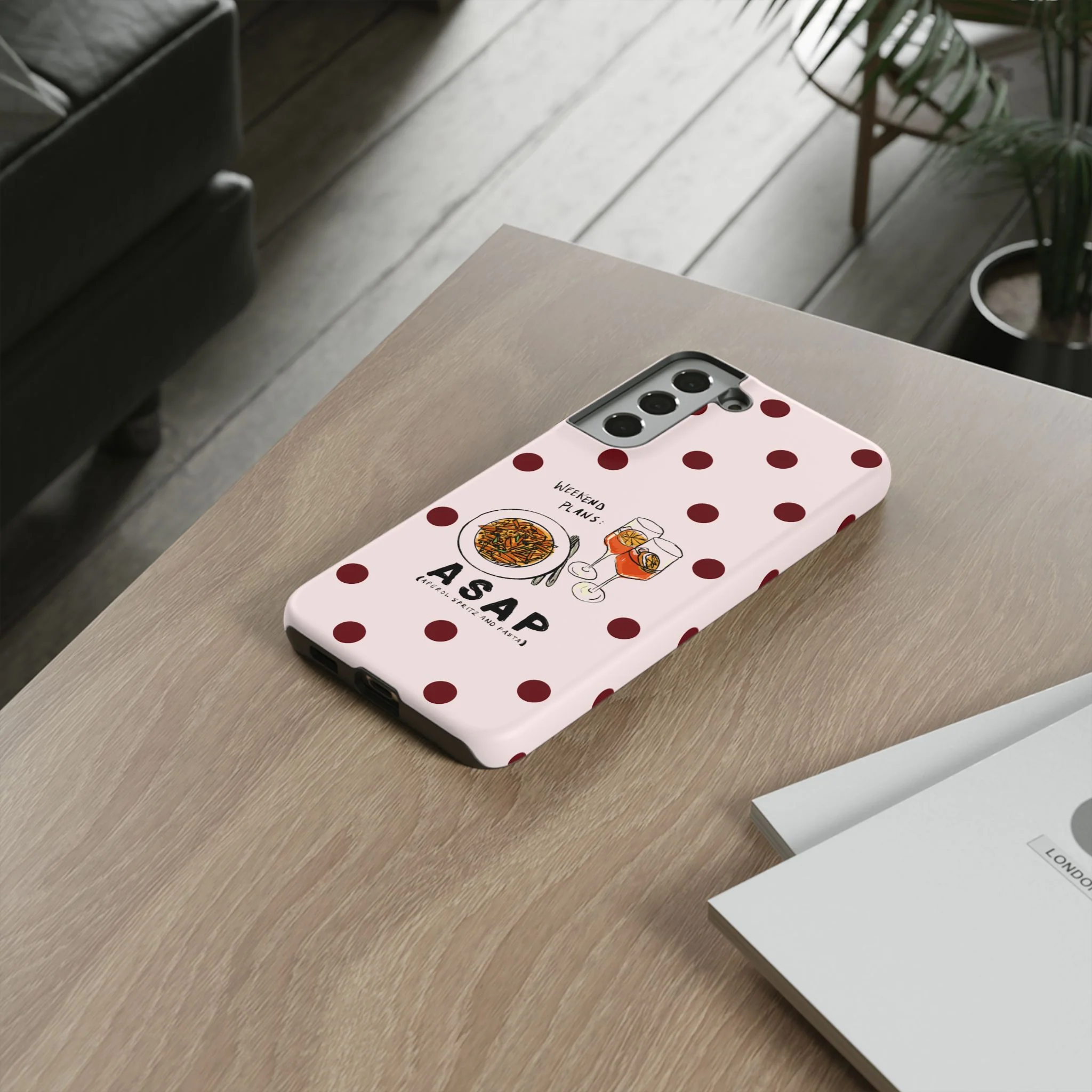 "Weekend Plans: ASAP" iPhone Case - Image 106