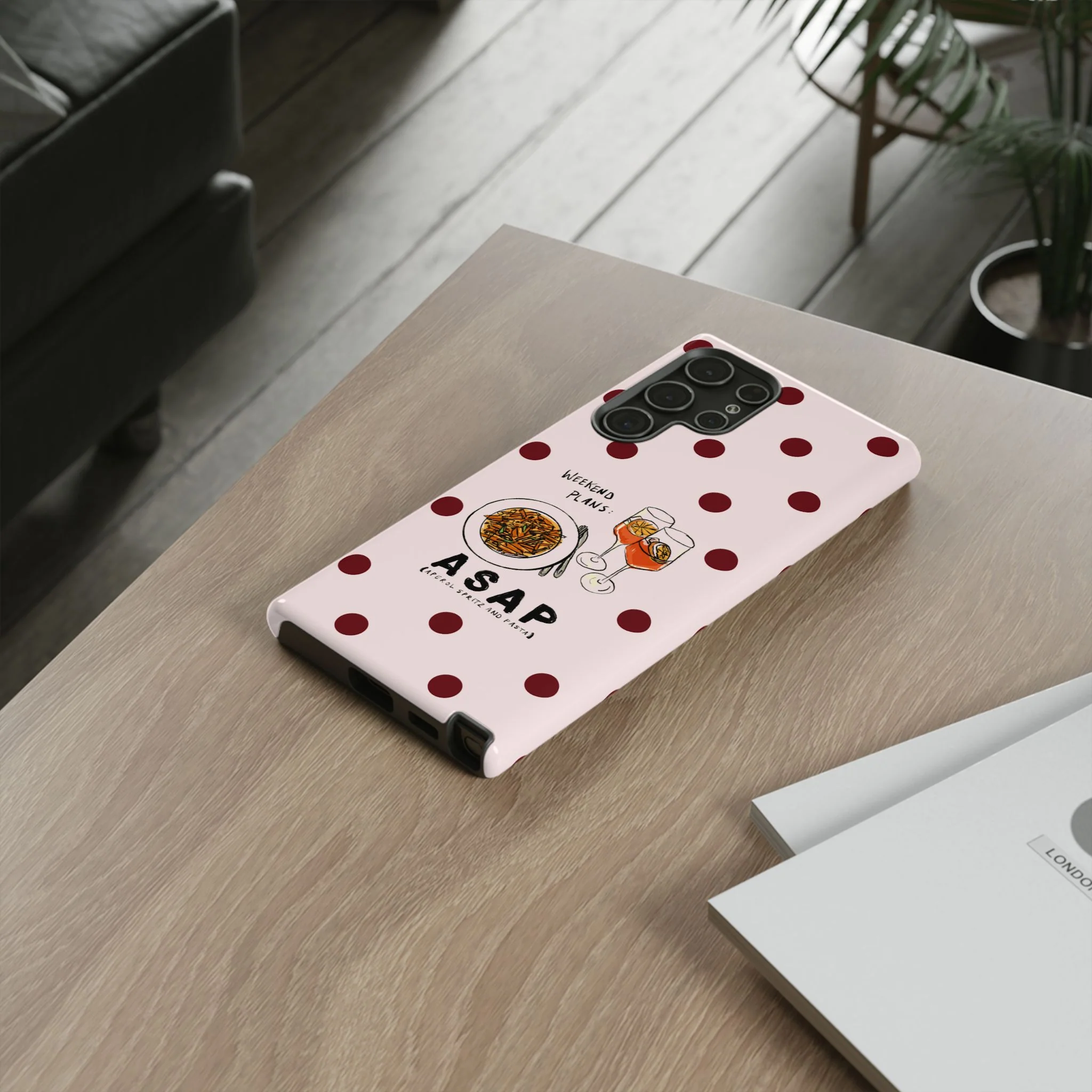 "Weekend Plans: ASAP" iPhone Case - Image 107