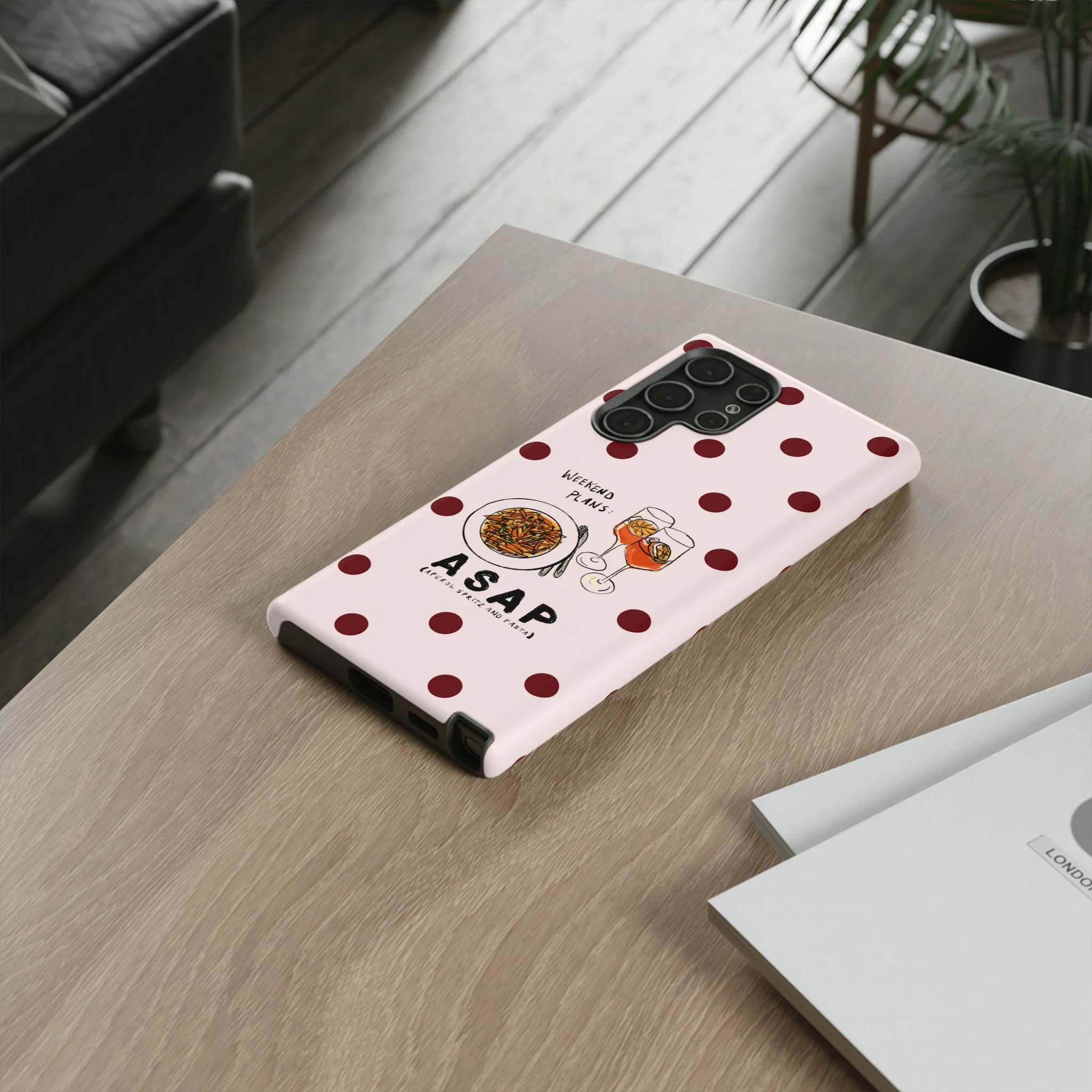 "Weekend Plans: ASAP" iPhone Case - Image 108