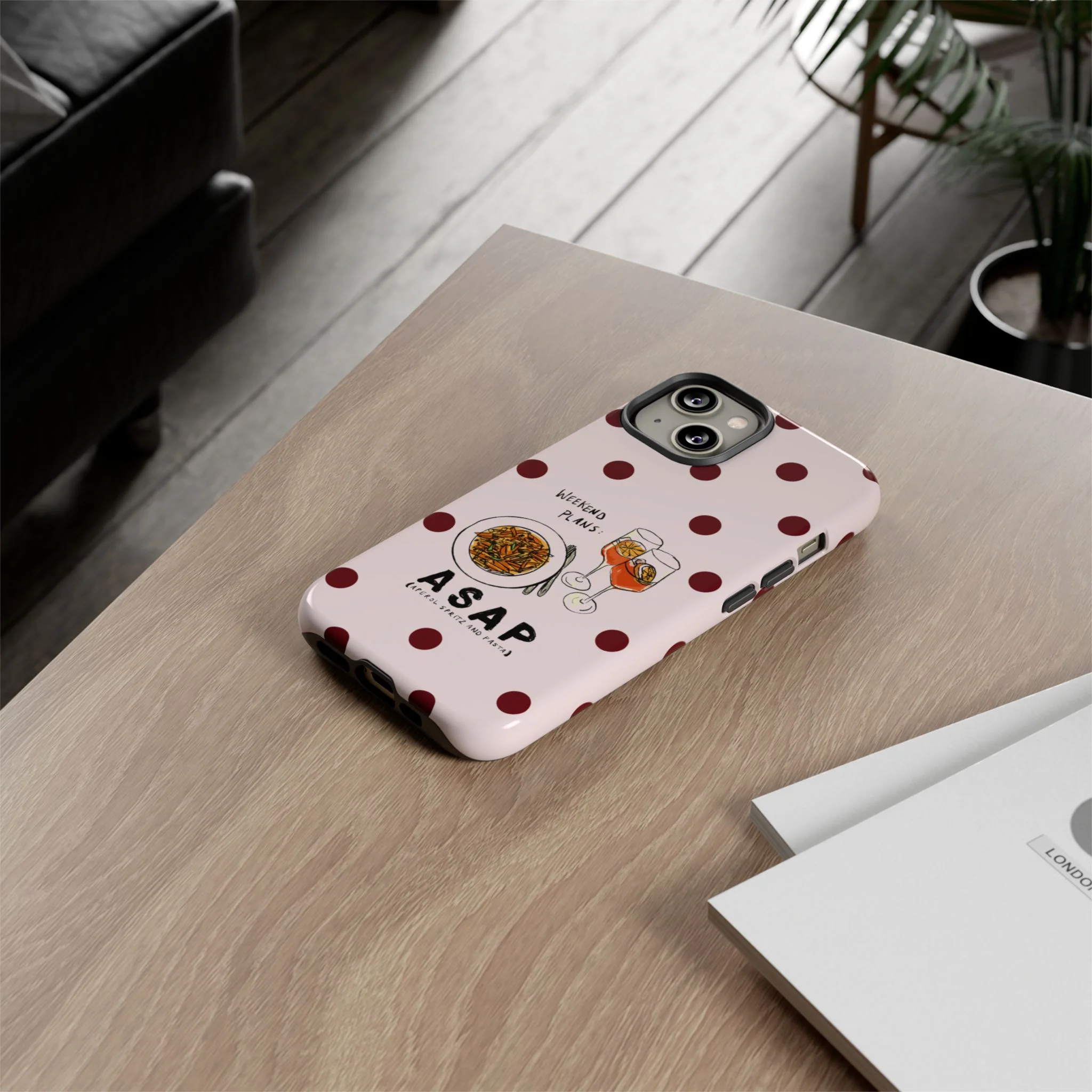 "Weekend Plans: ASAP" iPhone Case - Image 111