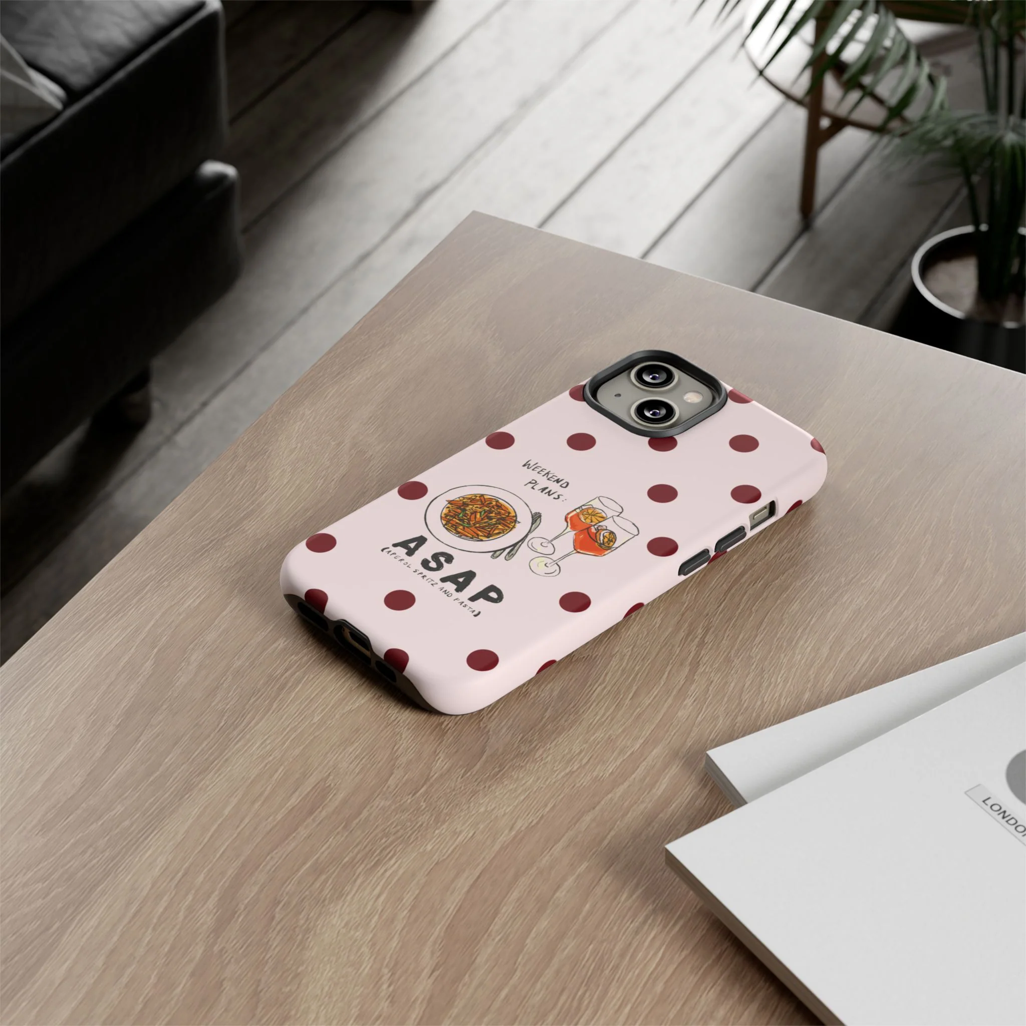 "Weekend Plans: ASAP" iPhone Case - Image 114