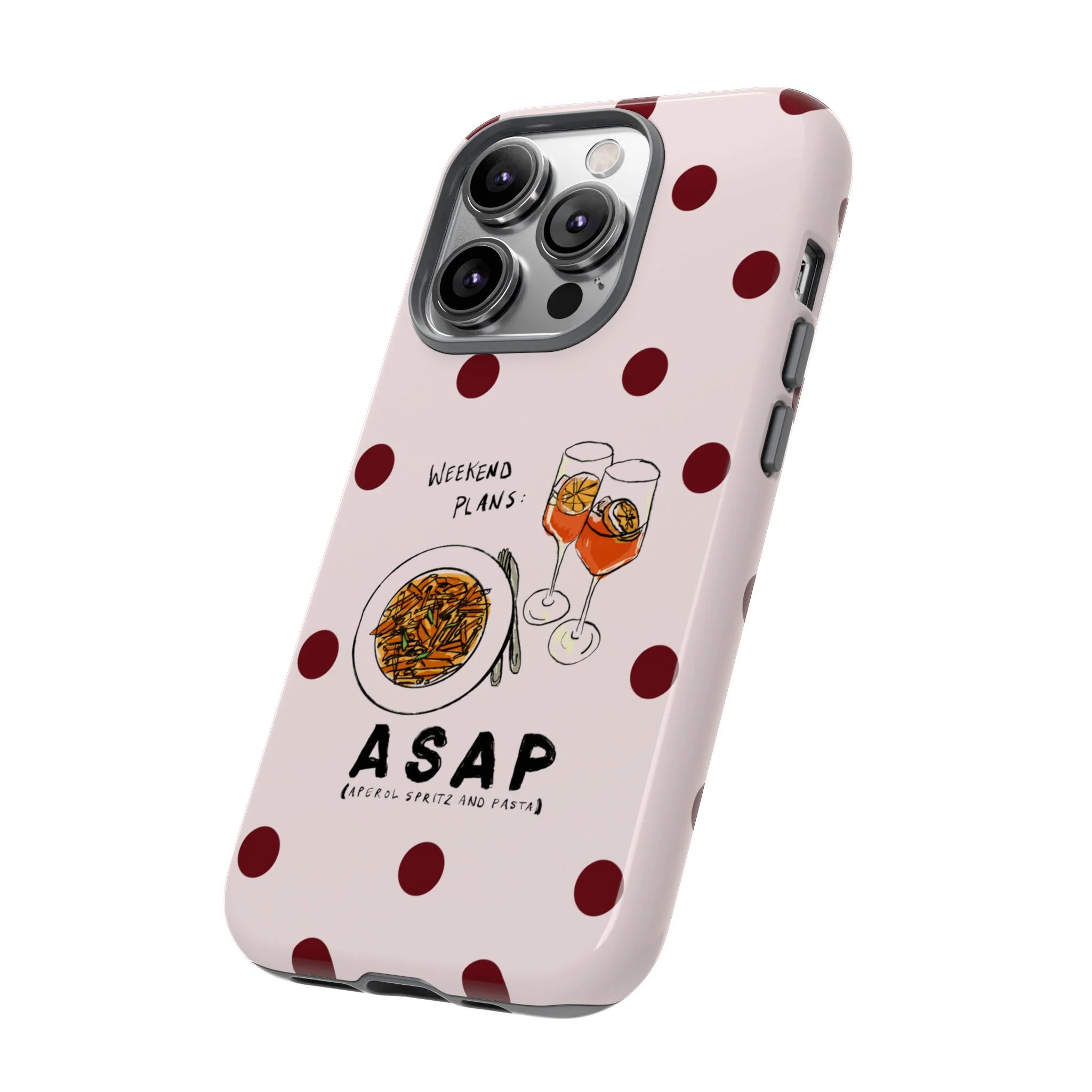 "Weekend Plans: ASAP" iPhone Case - Image 115