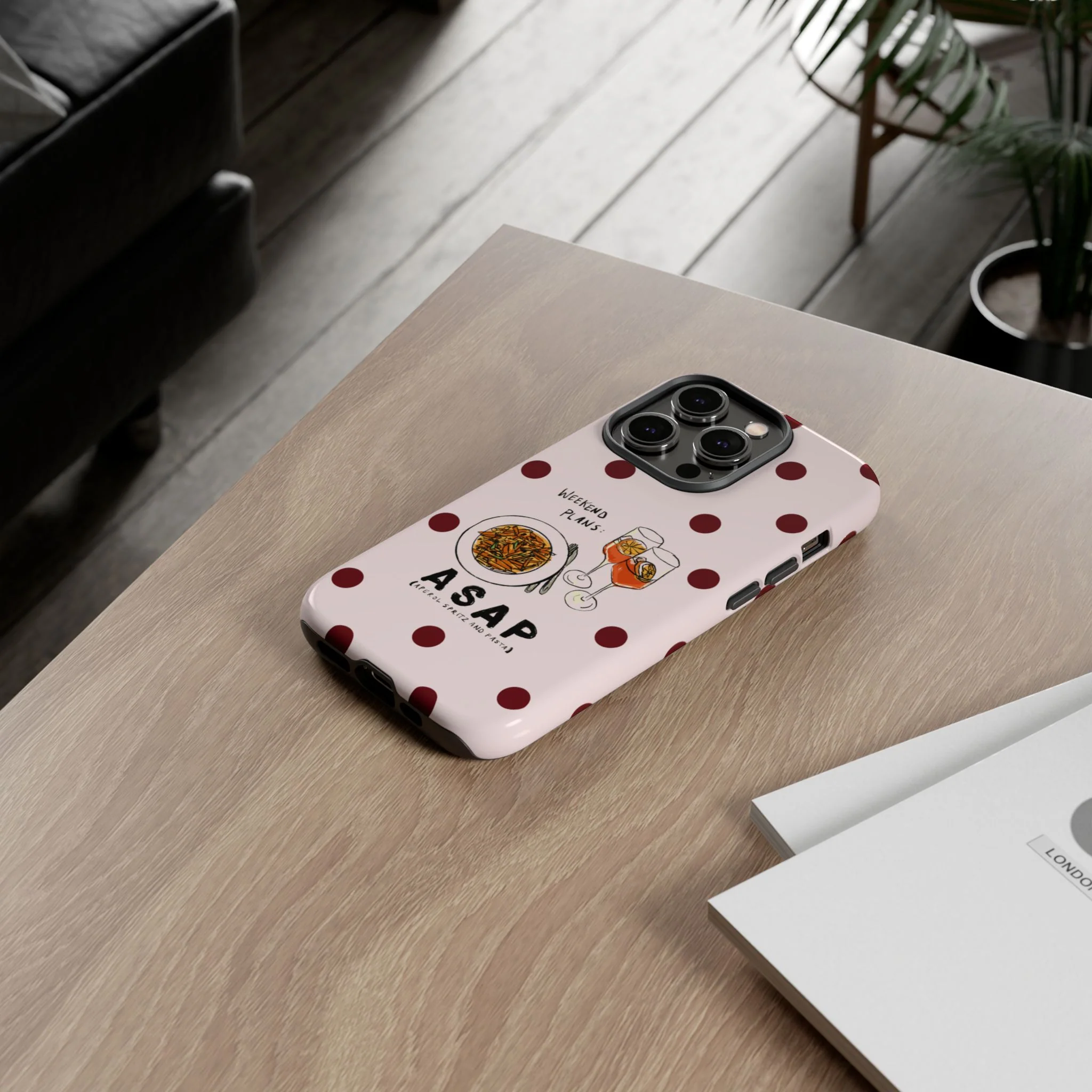 "Weekend Plans: ASAP" iPhone Case - Image 117