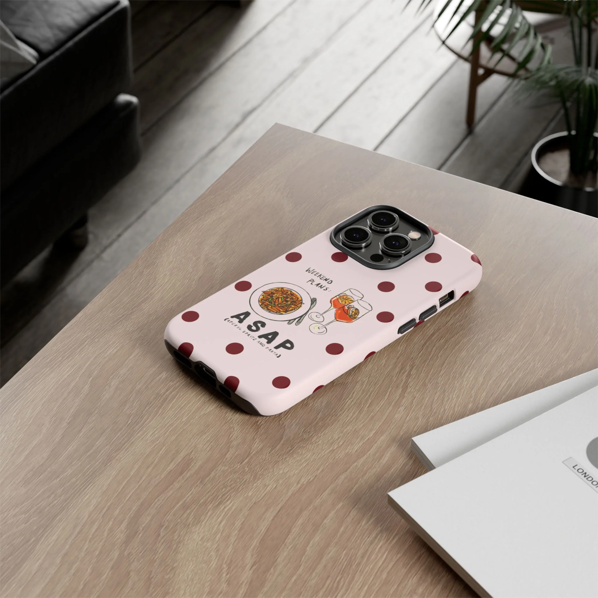 "Weekend Plans: ASAP" iPhone Case - Image 120