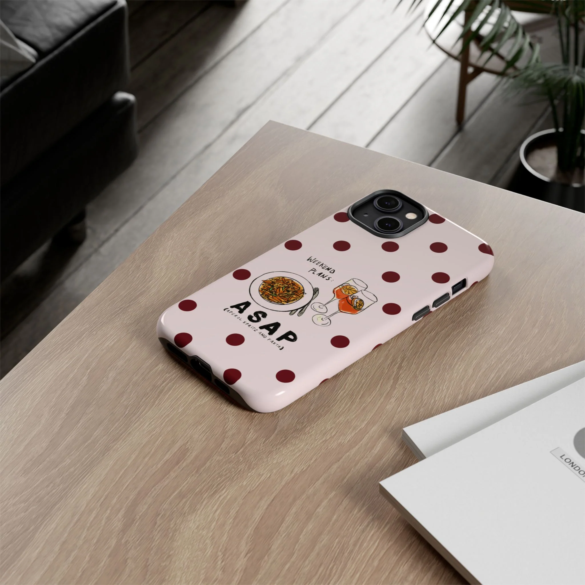"Weekend Plans: ASAP" iPhone Case - Image 123