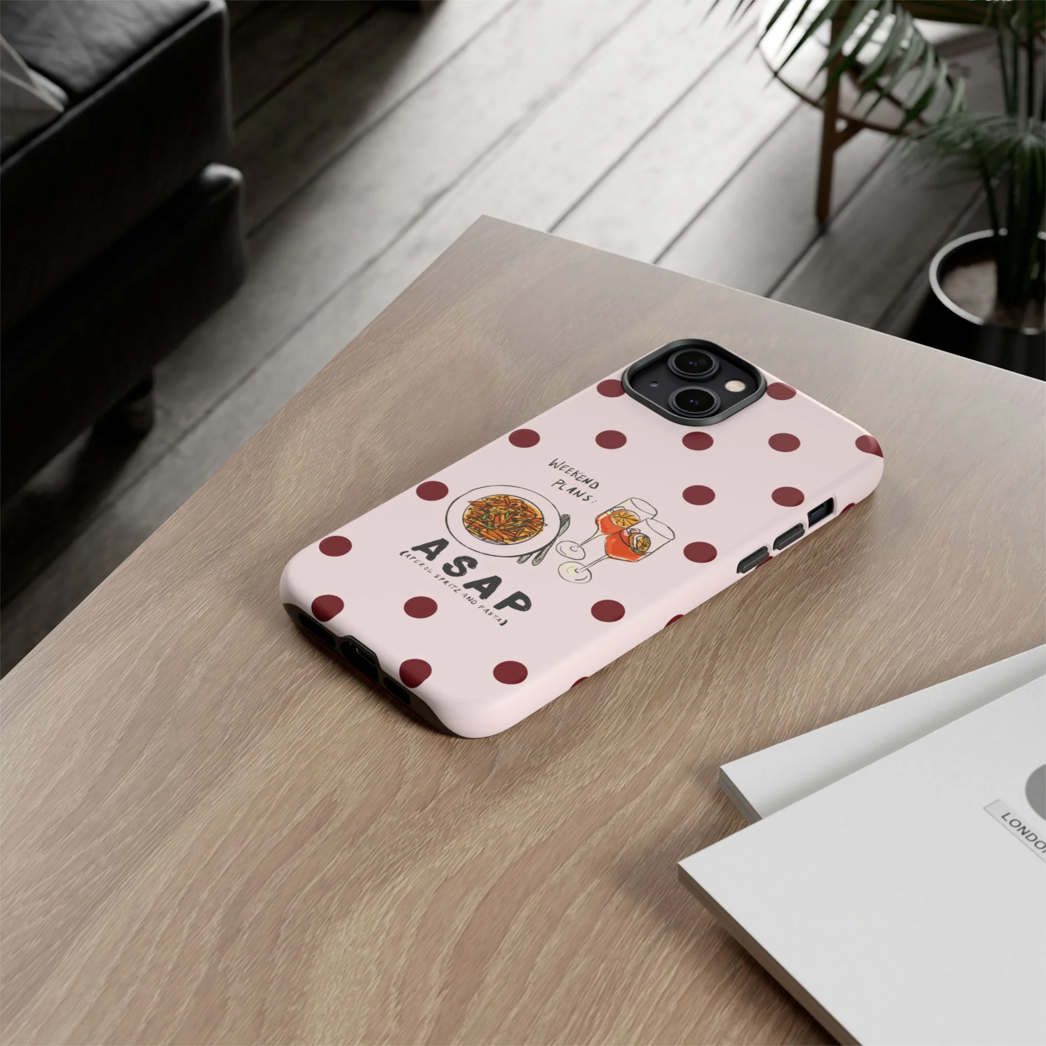 "Weekend Plans: ASAP" iPhone Case - Image 126