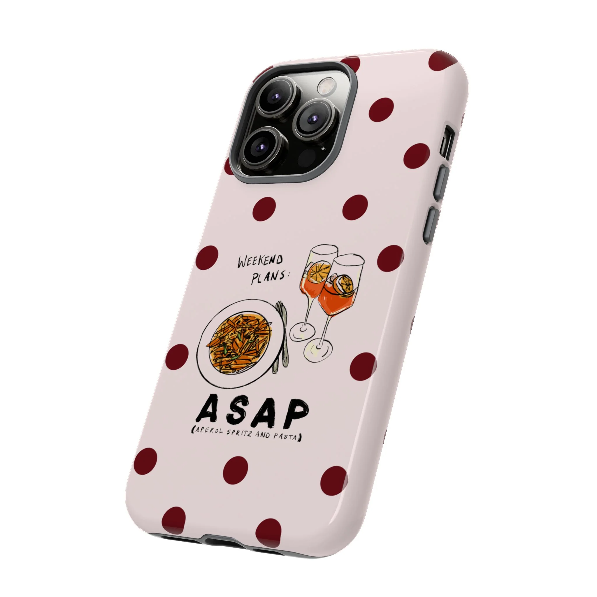 "Weekend Plans: ASAP" iPhone Case - Image 127