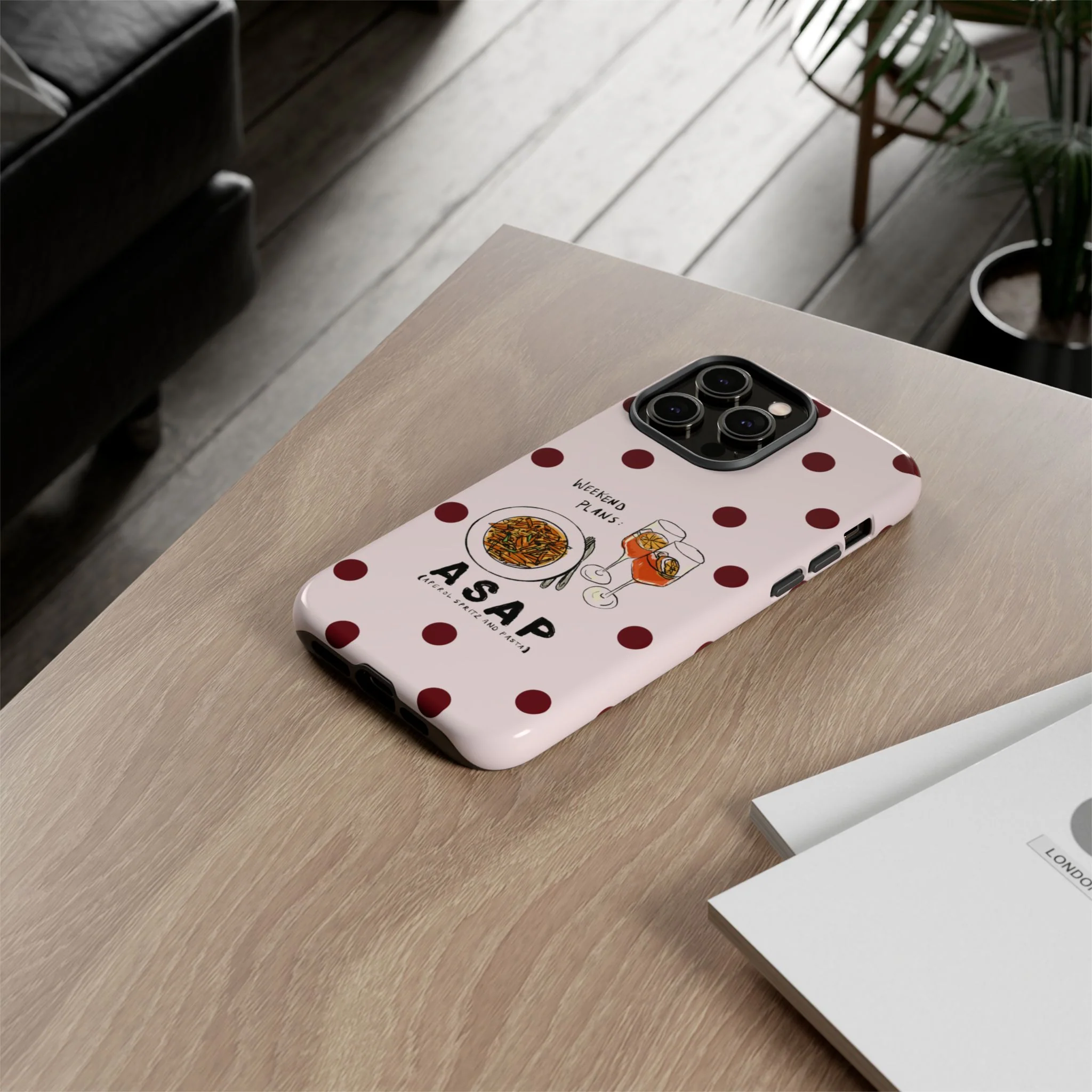 "Weekend Plans: ASAP" iPhone Case - Image 129