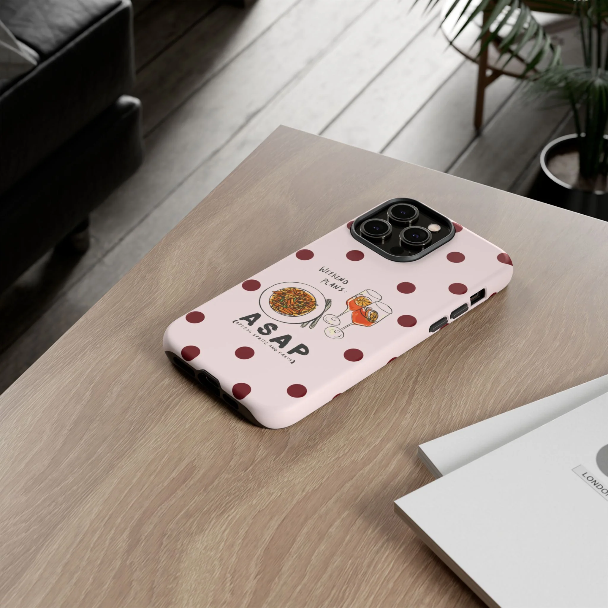 "Weekend Plans: ASAP" iPhone Case - Image 132