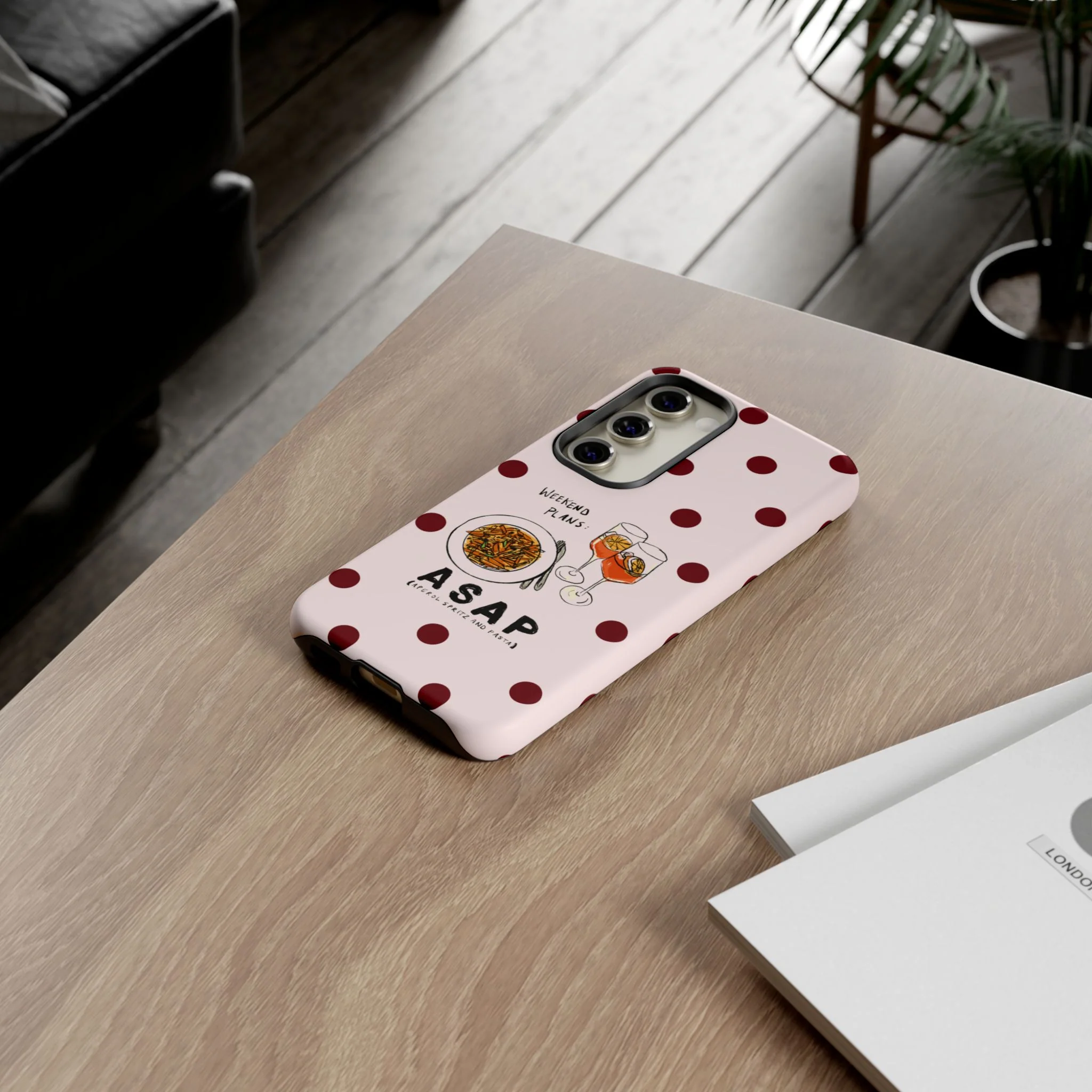 "Weekend Plans: ASAP" iPhone Case - Image 138