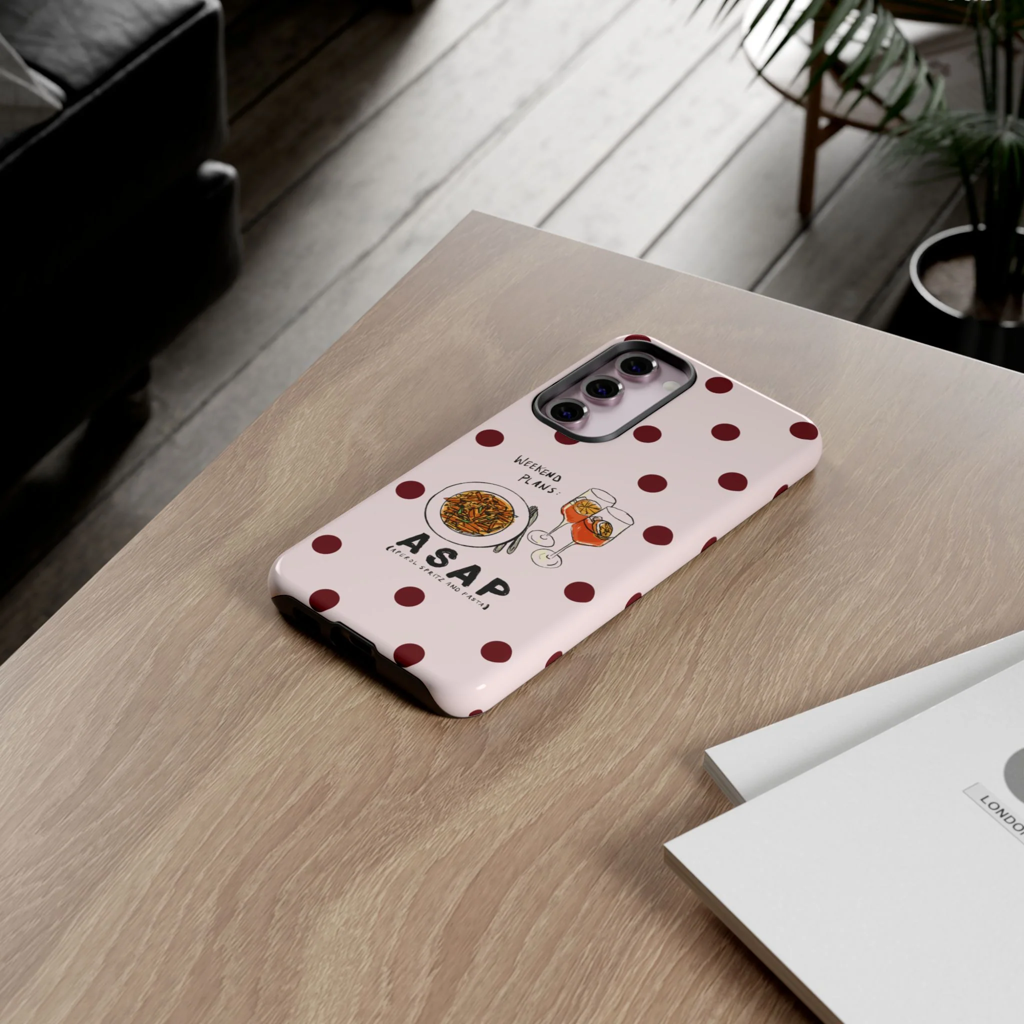 "Weekend Plans: ASAP" iPhone Case - Image 141