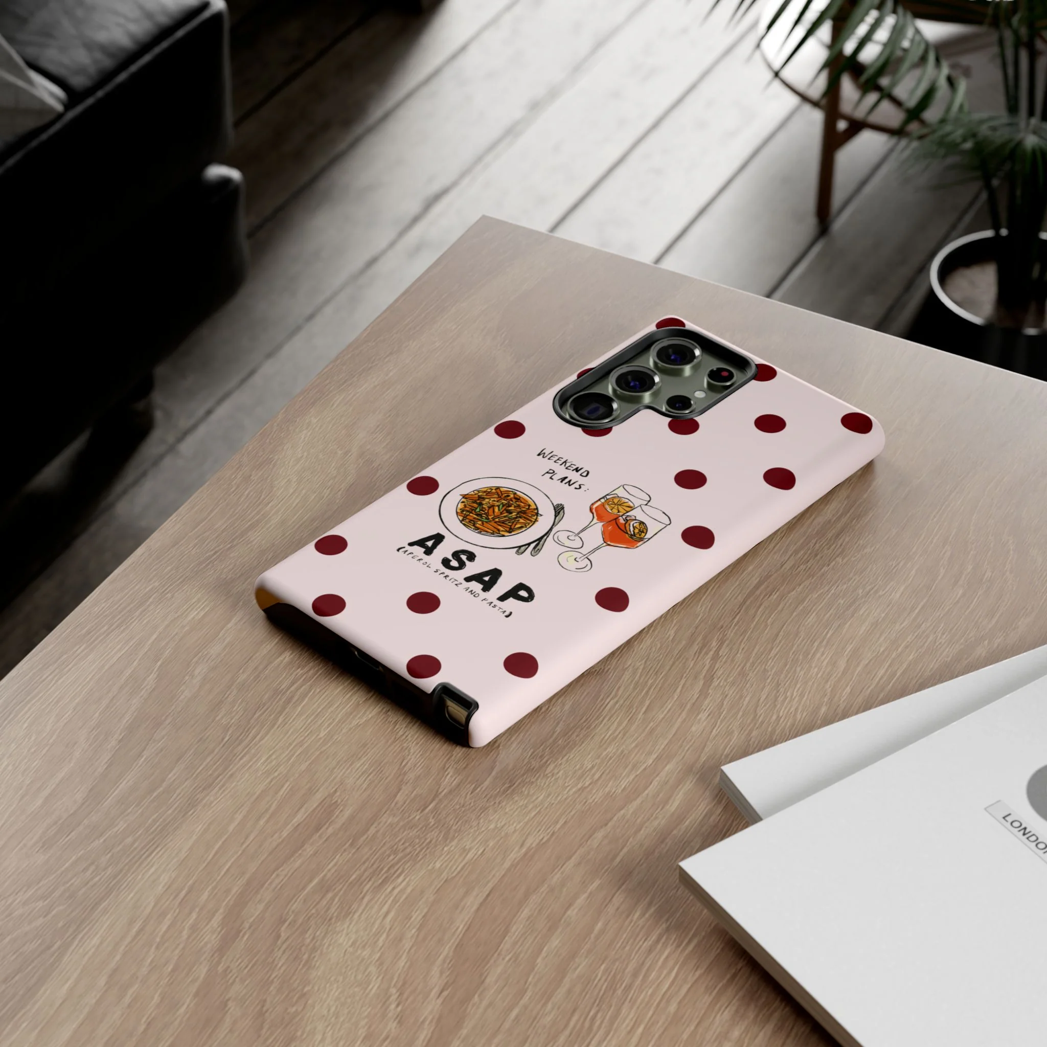 "Weekend Plans: ASAP" iPhone Case - Image 150