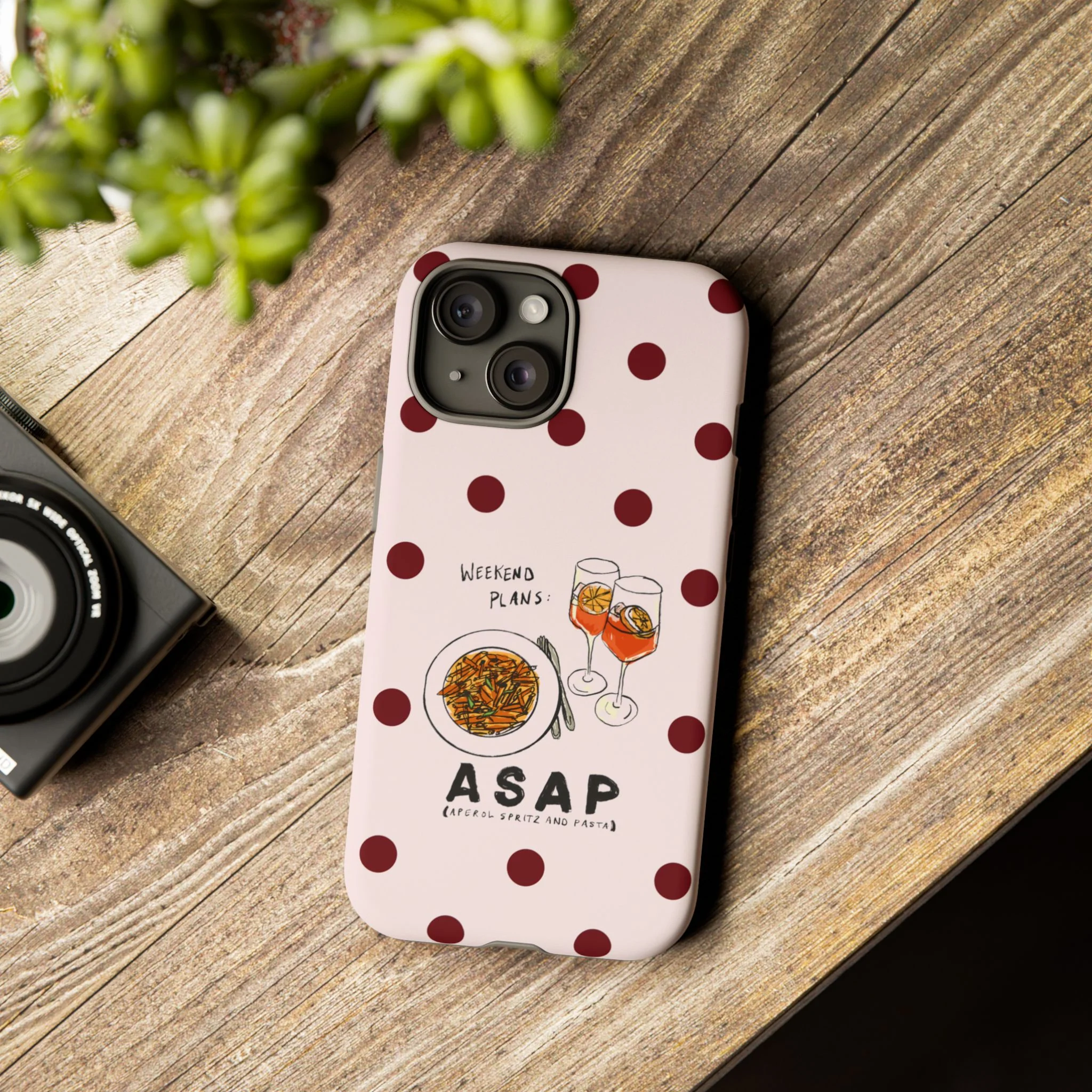 "Weekend Plans: ASAP" iPhone Case - Image 154