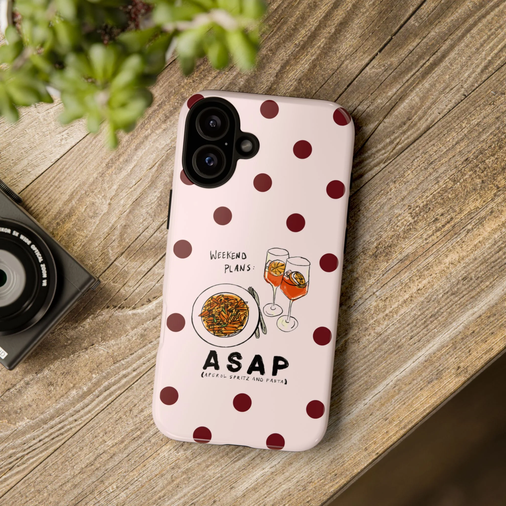 "Weekend Plans: ASAP" iPhone Case - Image 205