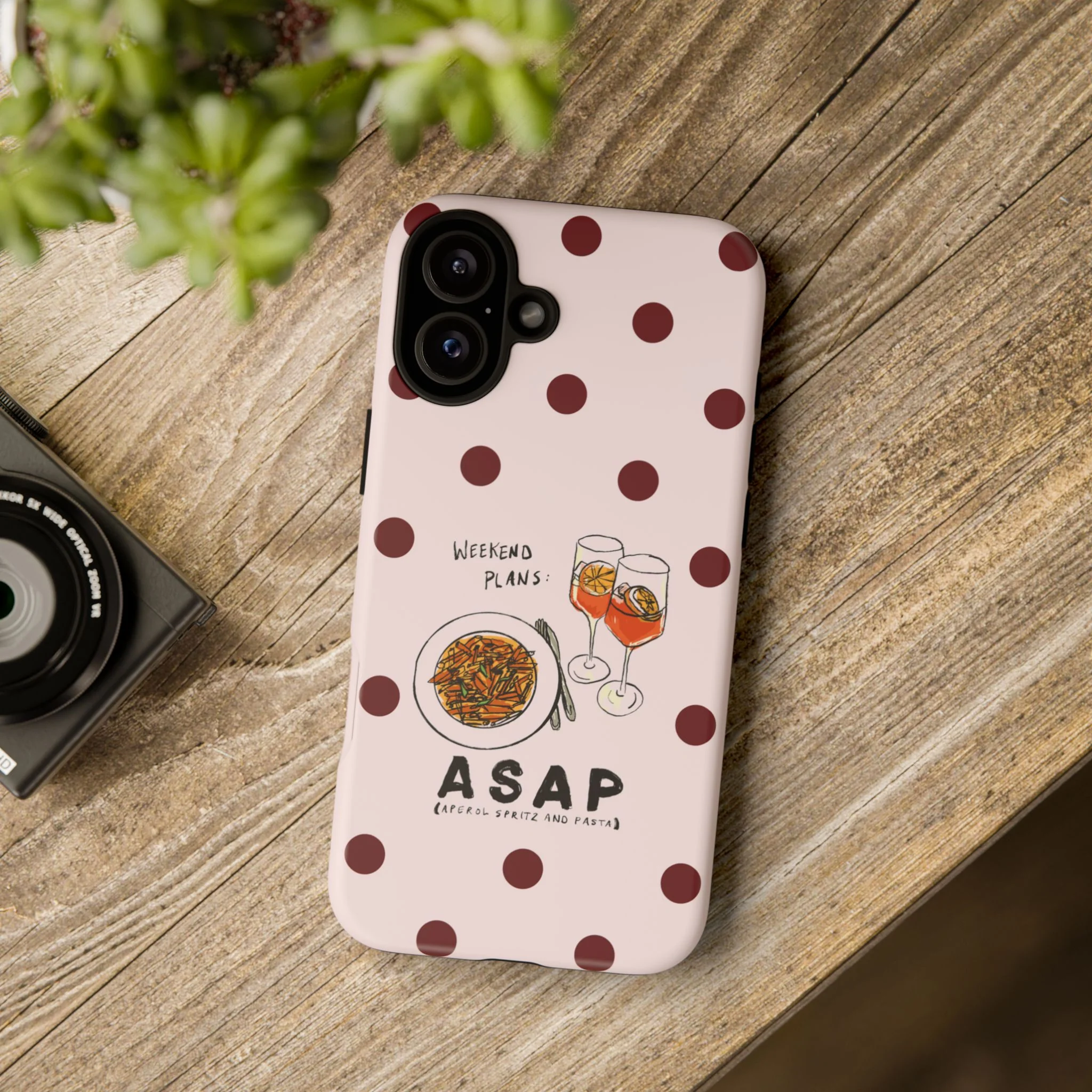 "Weekend Plans: ASAP" iPhone Case - Image 208