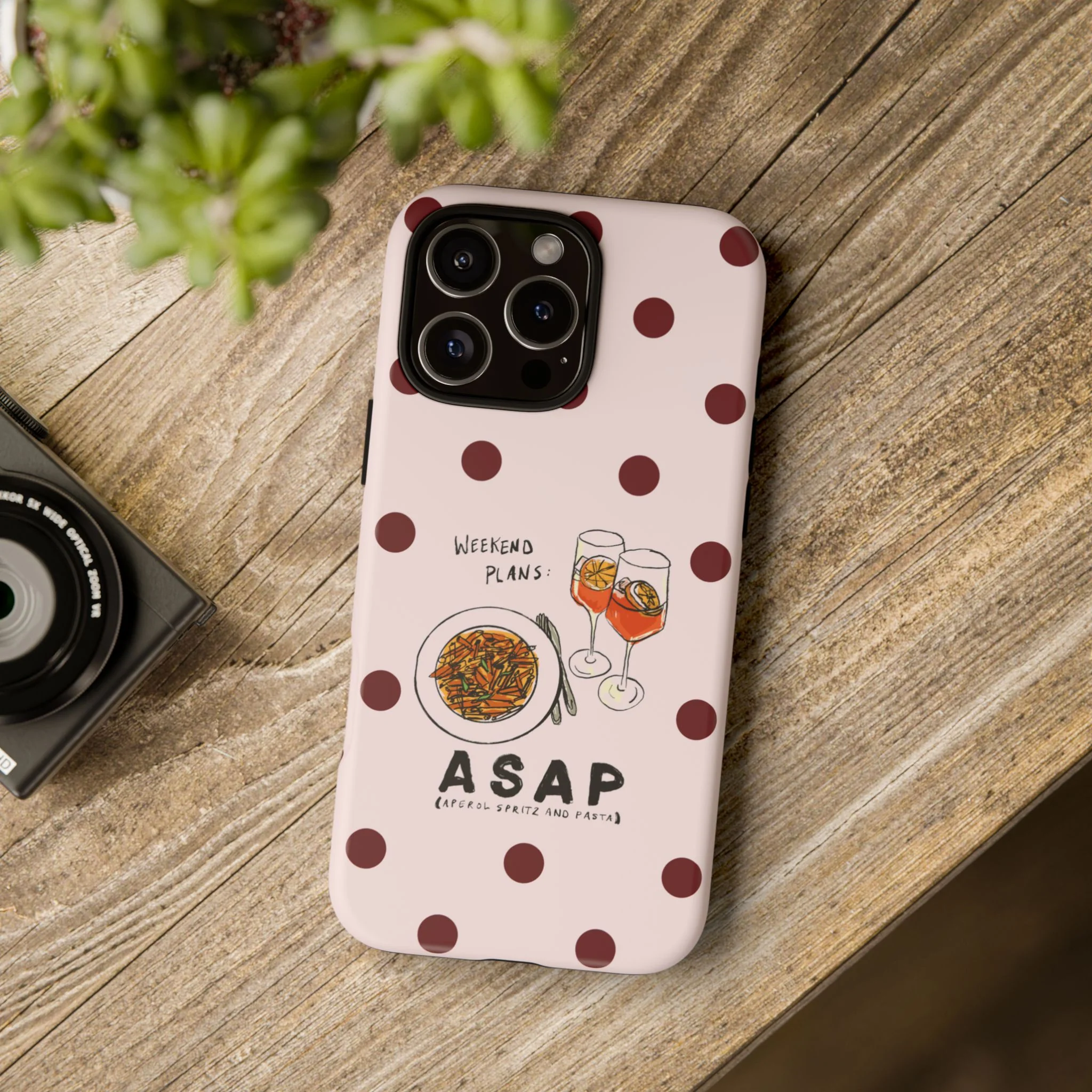 "Weekend Plans: ASAP" iPhone Case - Image 220