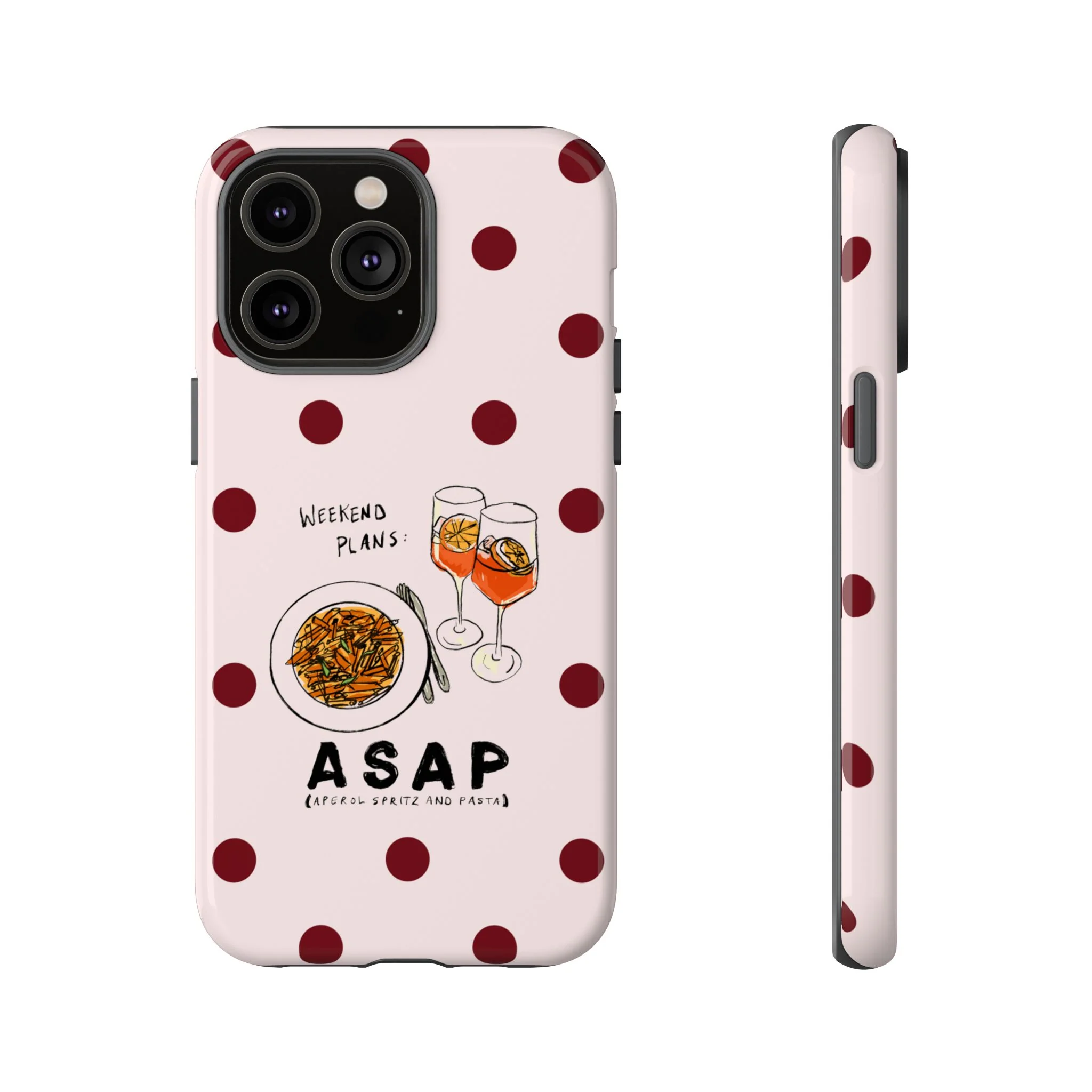 "Weekend Plans: ASAP" iPhone Case - Image 39