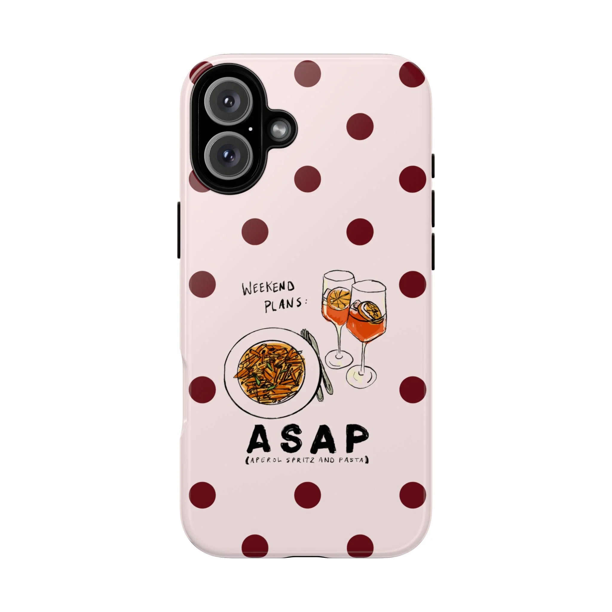 "Weekend Plans: ASAP" iPhone Case - Image 67