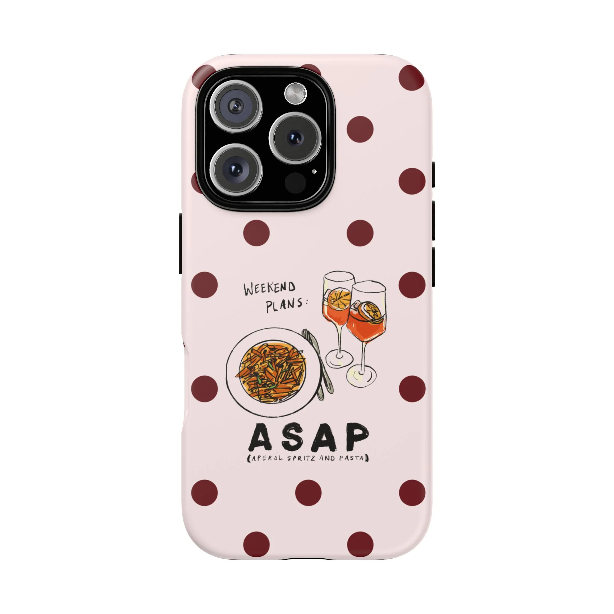 "Weekend Plans: ASAP" iPhone Case - Image 70