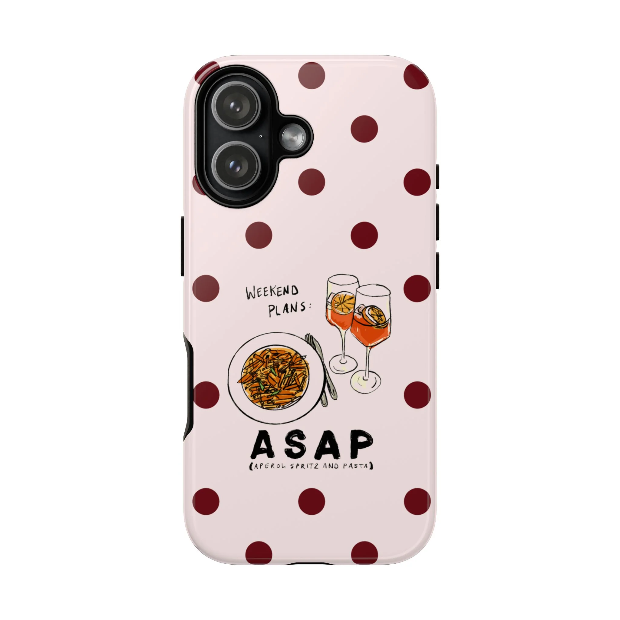 "Weekend Plans: ASAP" iPhone Case - Image 85