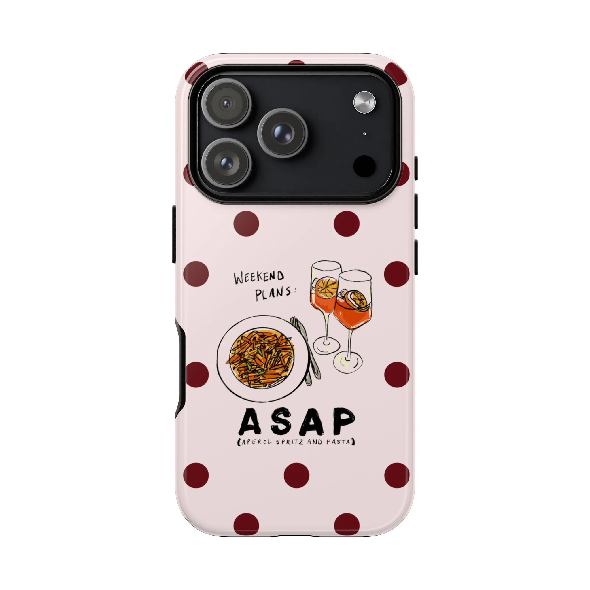 "Weekend Plans: ASAP" iPhone Case - Image 89