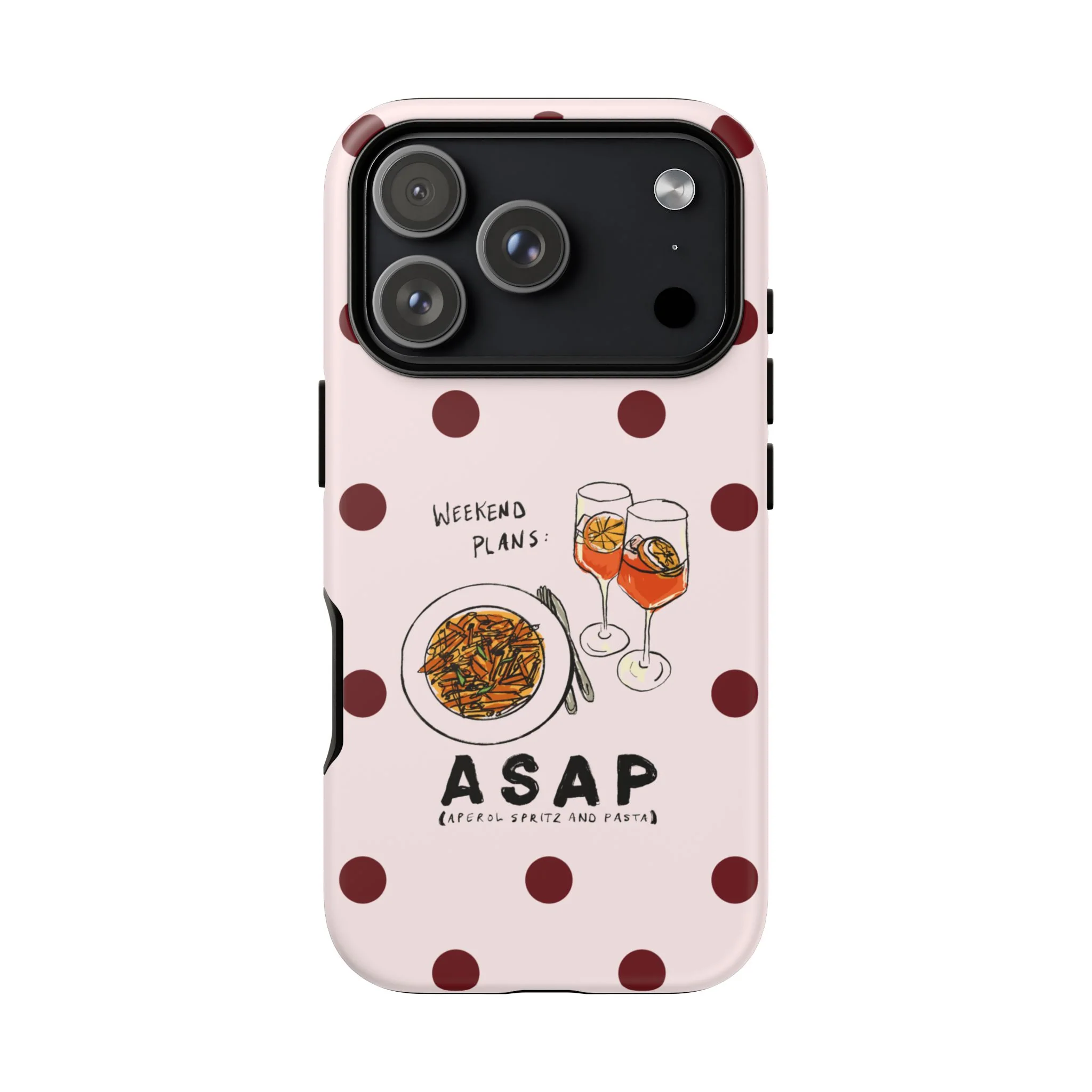 "Weekend Plans: ASAP" iPhone Case - Image 90
