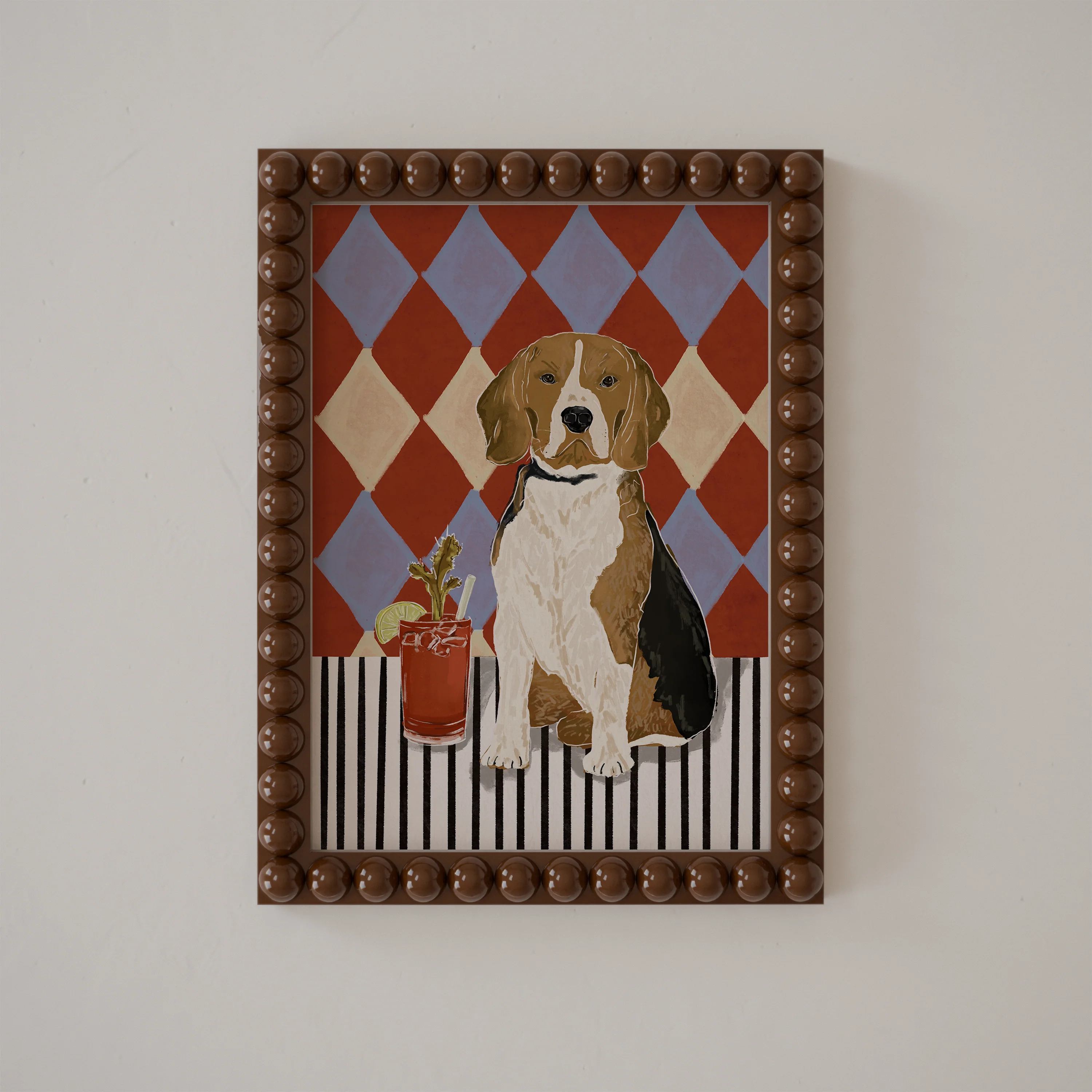 Beagle Cocktail Print - Image 3