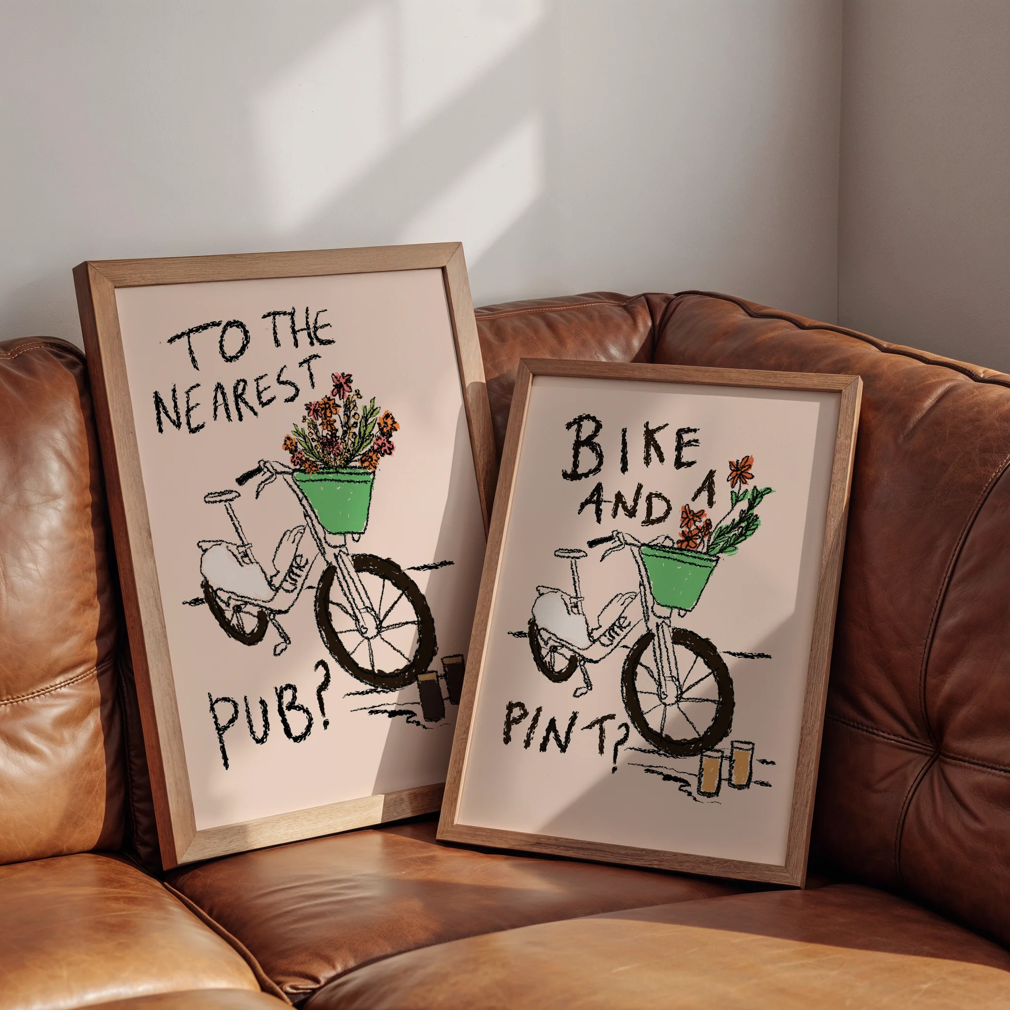 Bike And A Pint? Print - Image 3