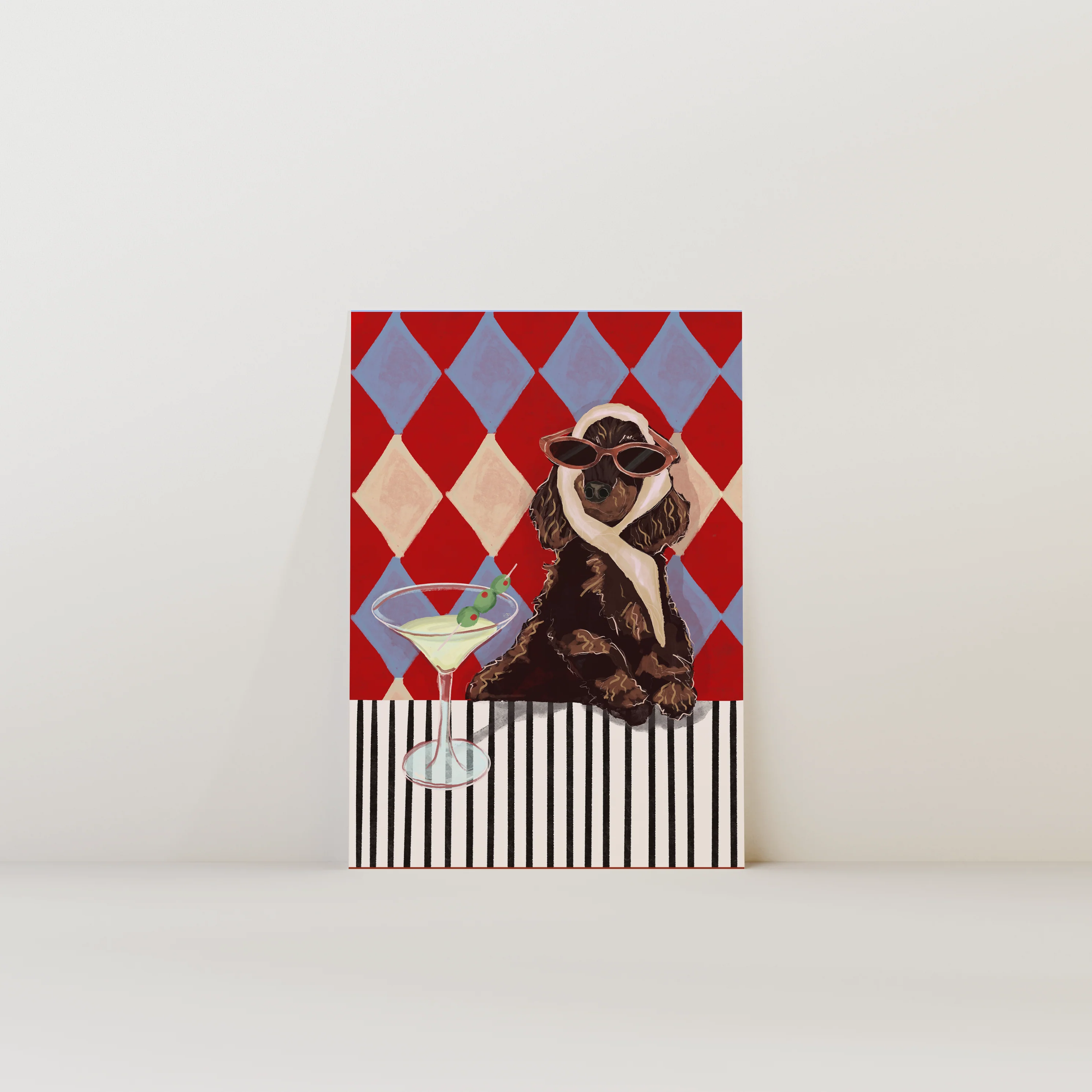Brown Cocker Spaniel Dog Print