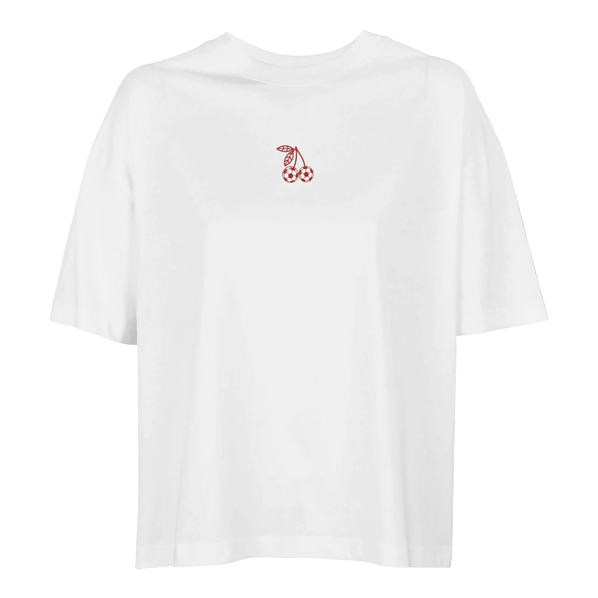 Cherry Football Oversized T-shirt - Image 2