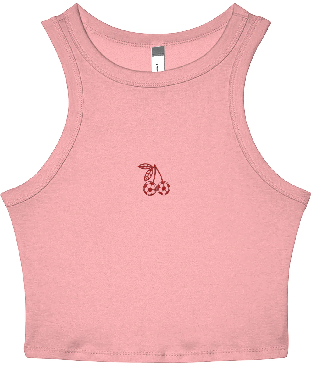 Cherry Football Rib Racer Tank - Image 3
