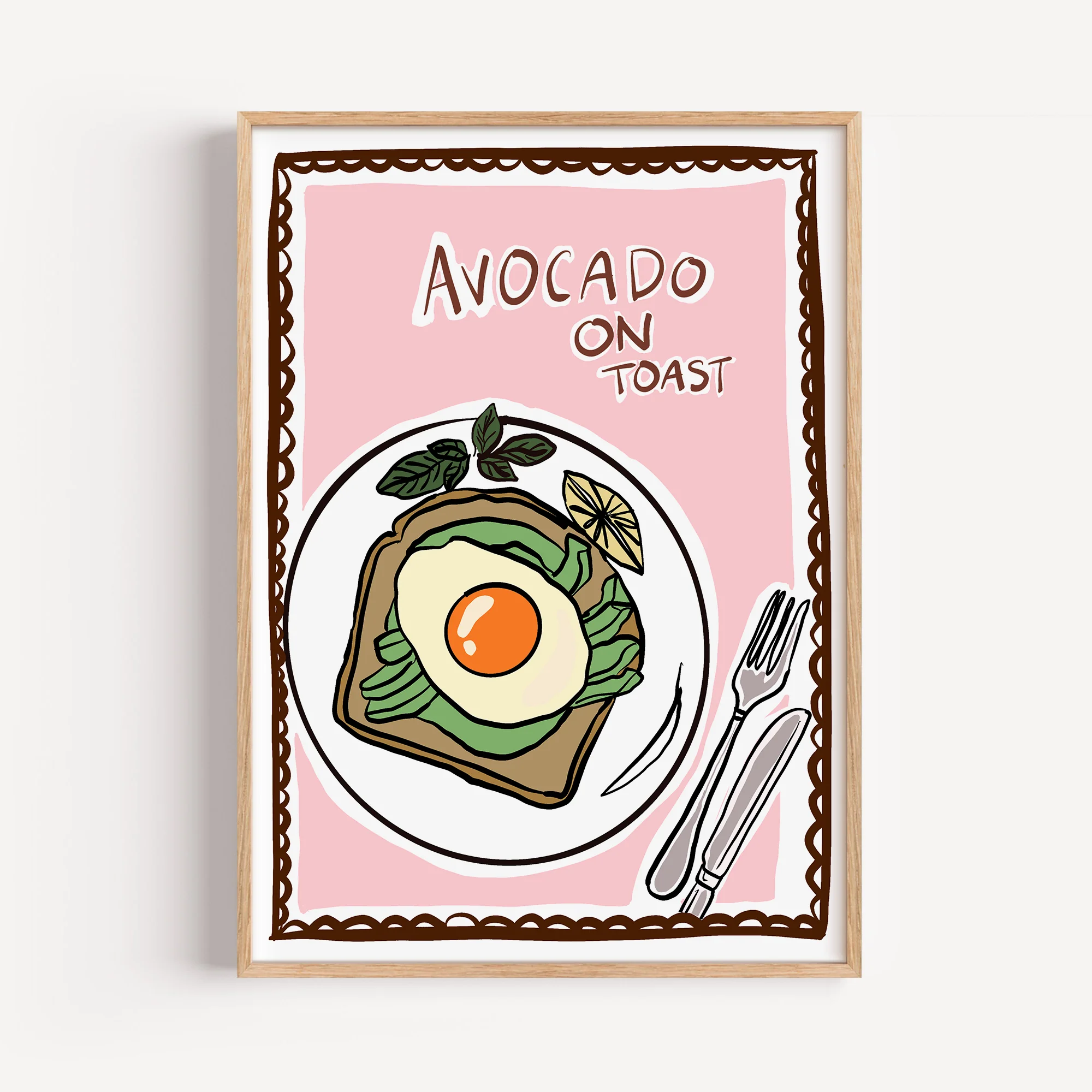 Avocado On Toast Print
