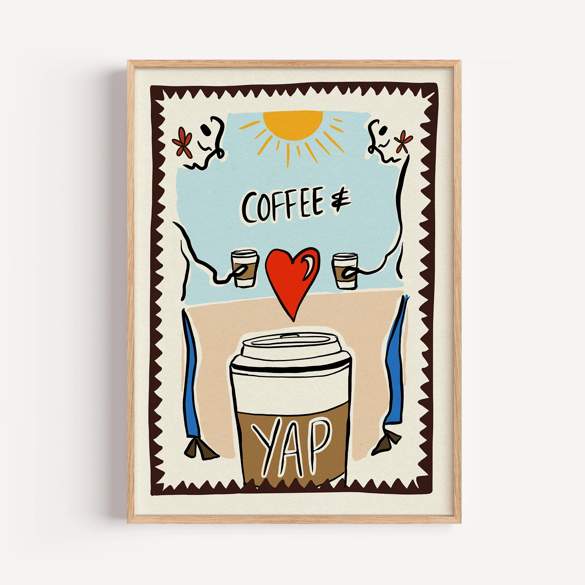 Coffee & Yap Print