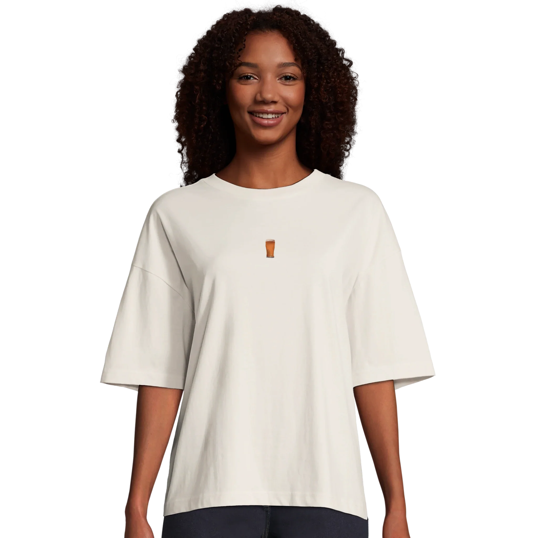 Only Here For The Cold Beer Oversized T-shirt - Image 9