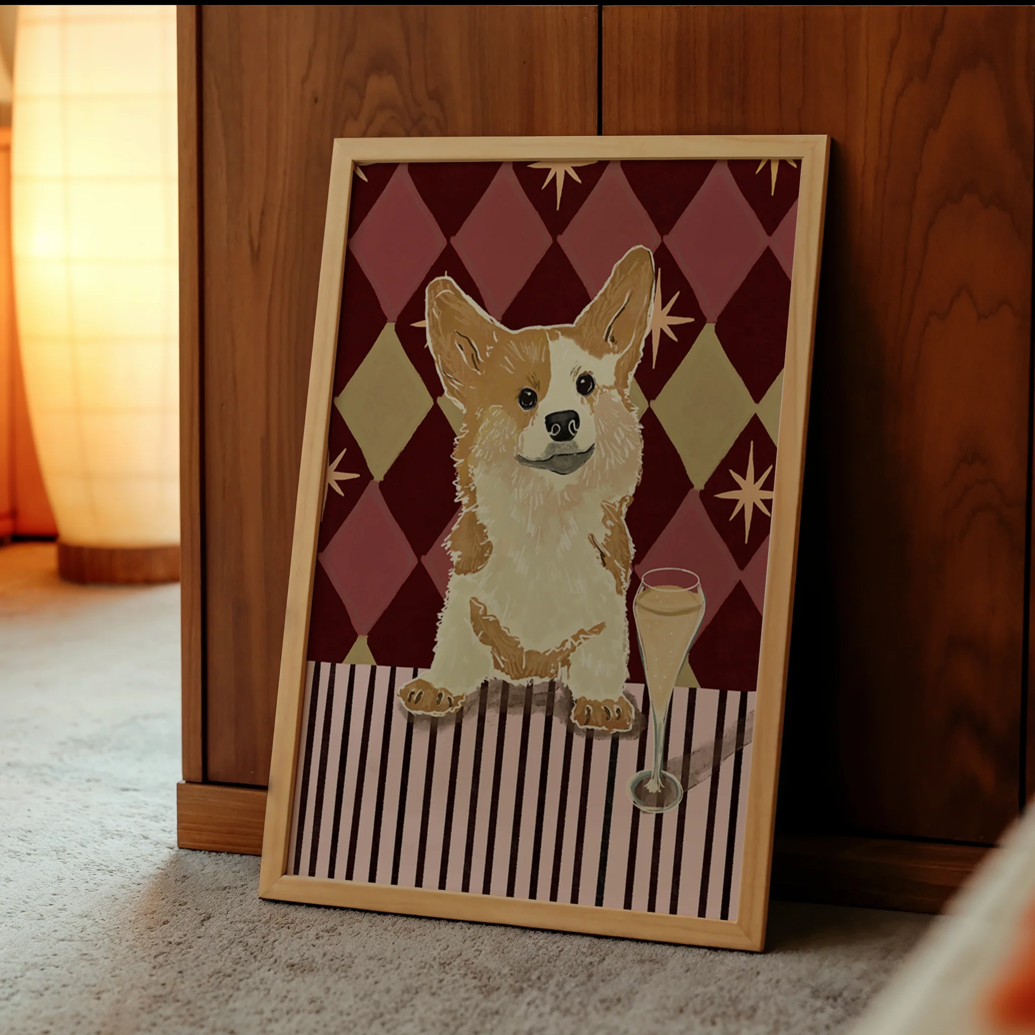 Corgi Cocktail Print - Image 2