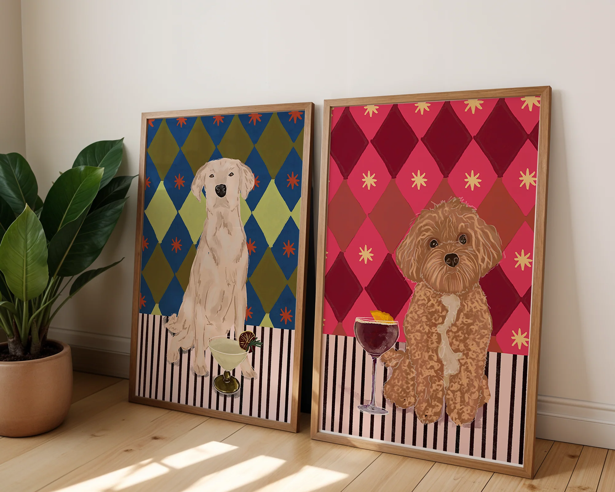 Cream Labrador Dog Print - Image 3
