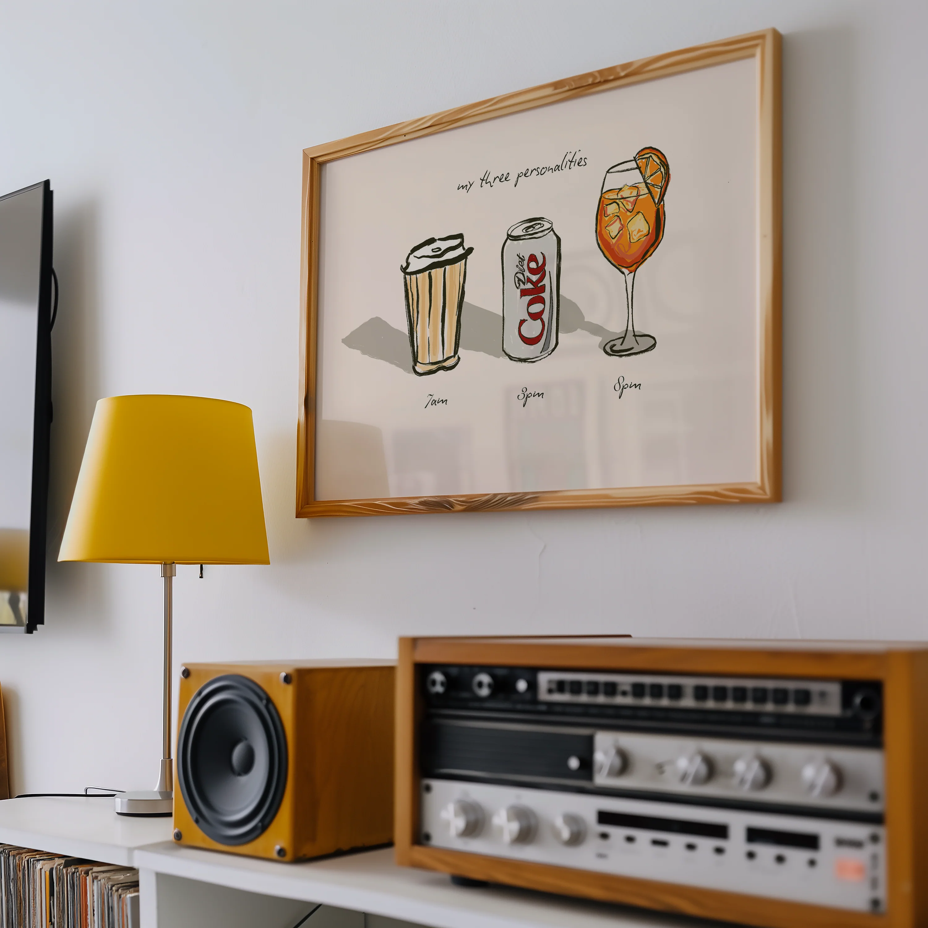 CUSTOM My Three Drink Personalities Print - Image 3