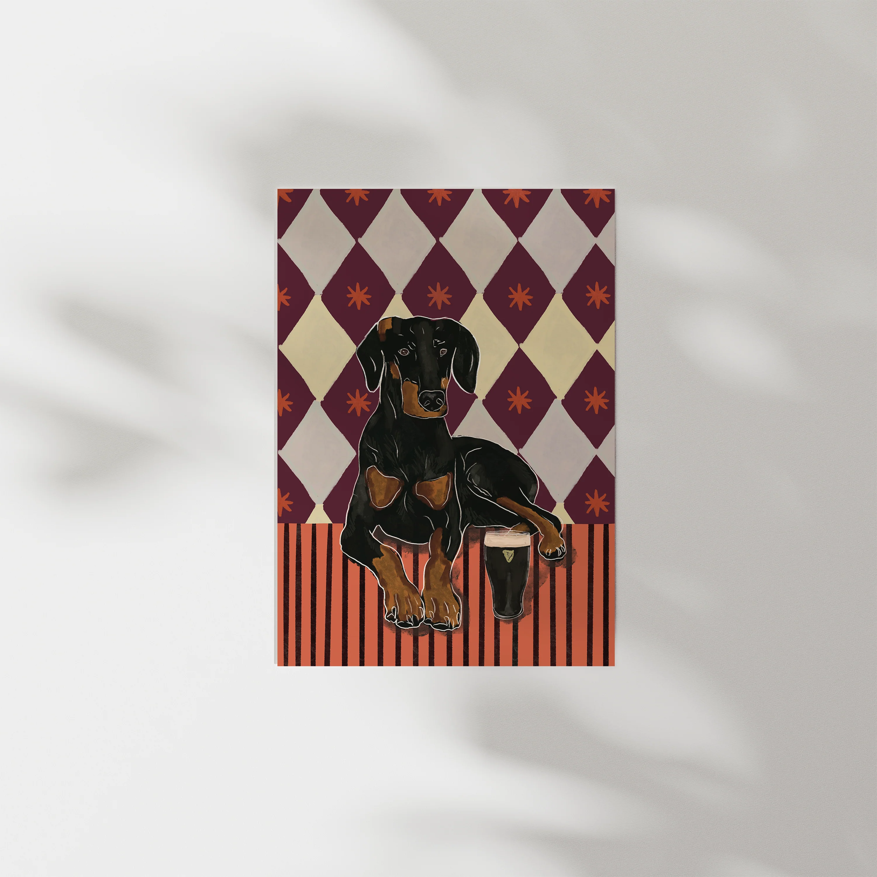 Dobermann Cocktail Print - Image 4