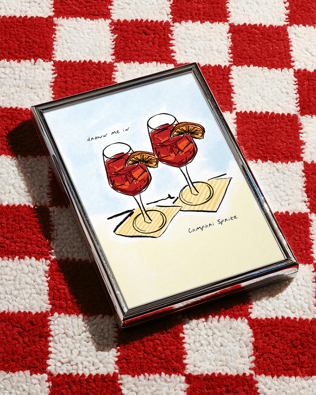 Drown me in Campari Spritz Print - Image 3