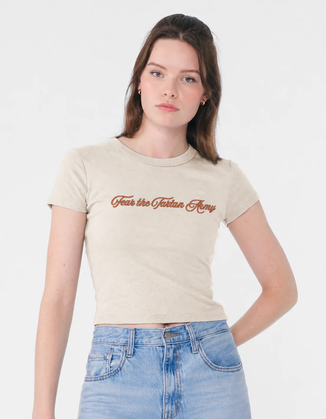 Fear The Tartan Army Micro Rib Baby T-shirt - Image 2