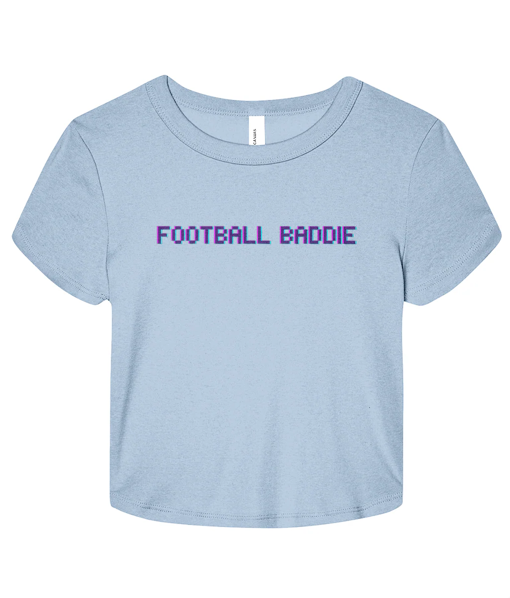 Football Baddie Micro Rib Baby T-shirt