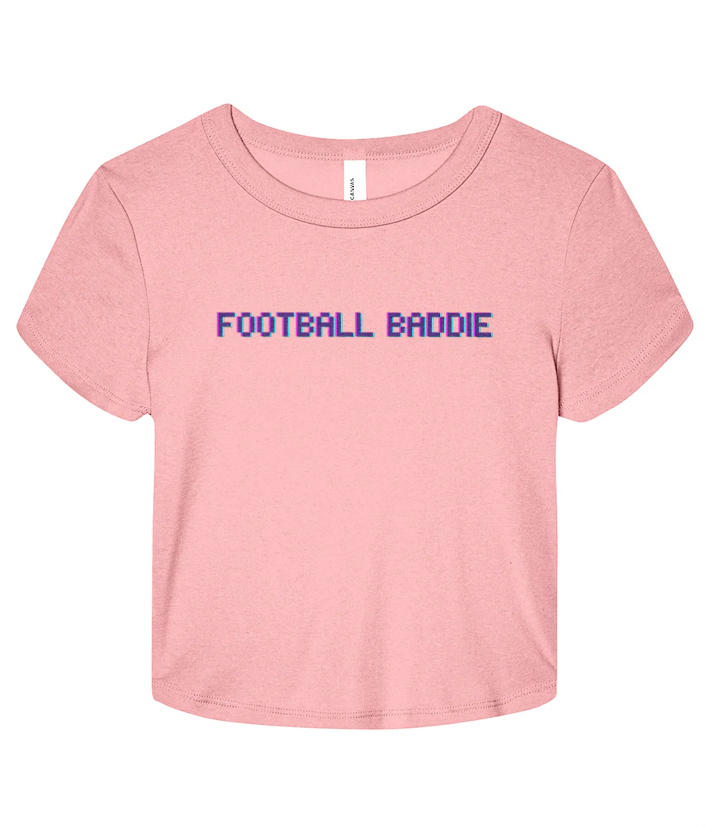 Football Baddie Micro Rib Baby T-shirt - Image 6