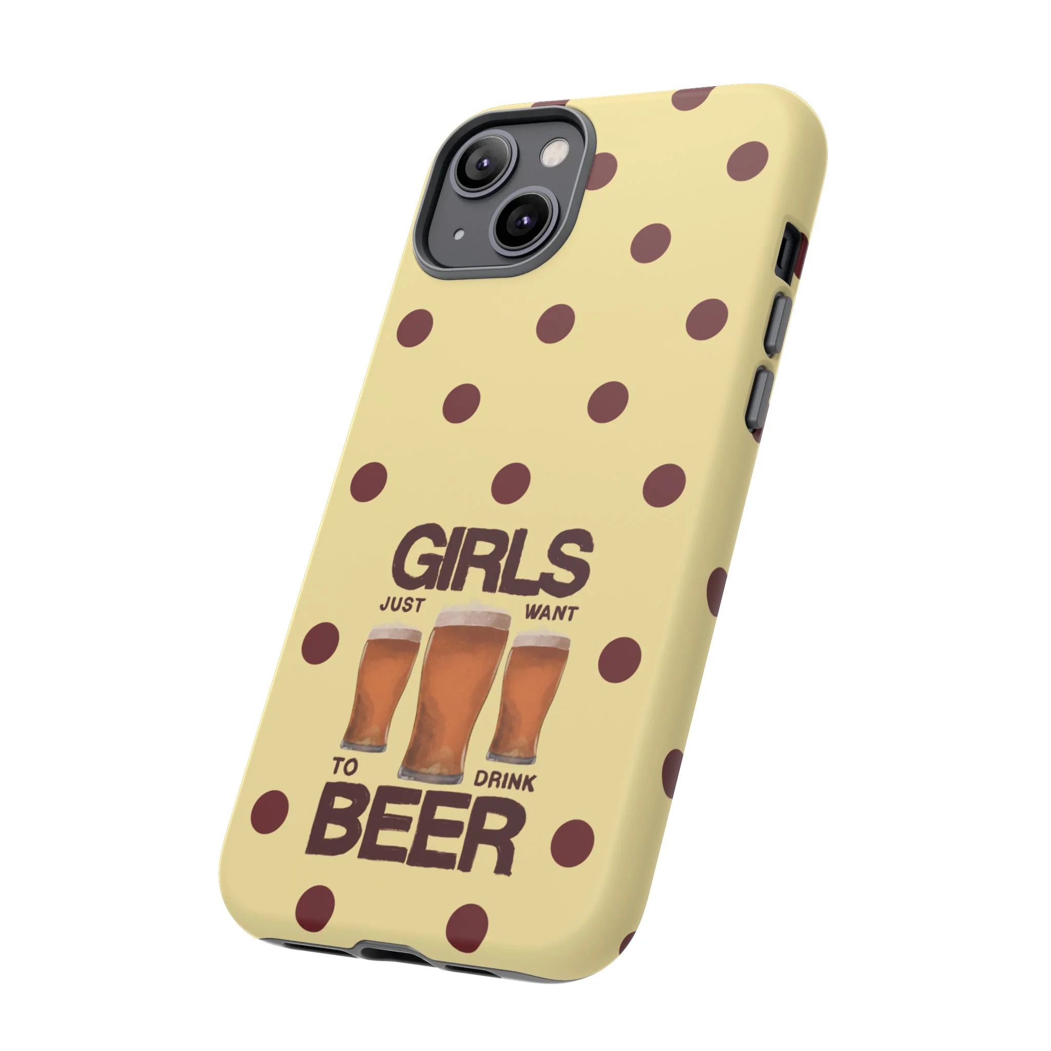 Girls Just Want to Drink Beer iPhone Case - Image 124