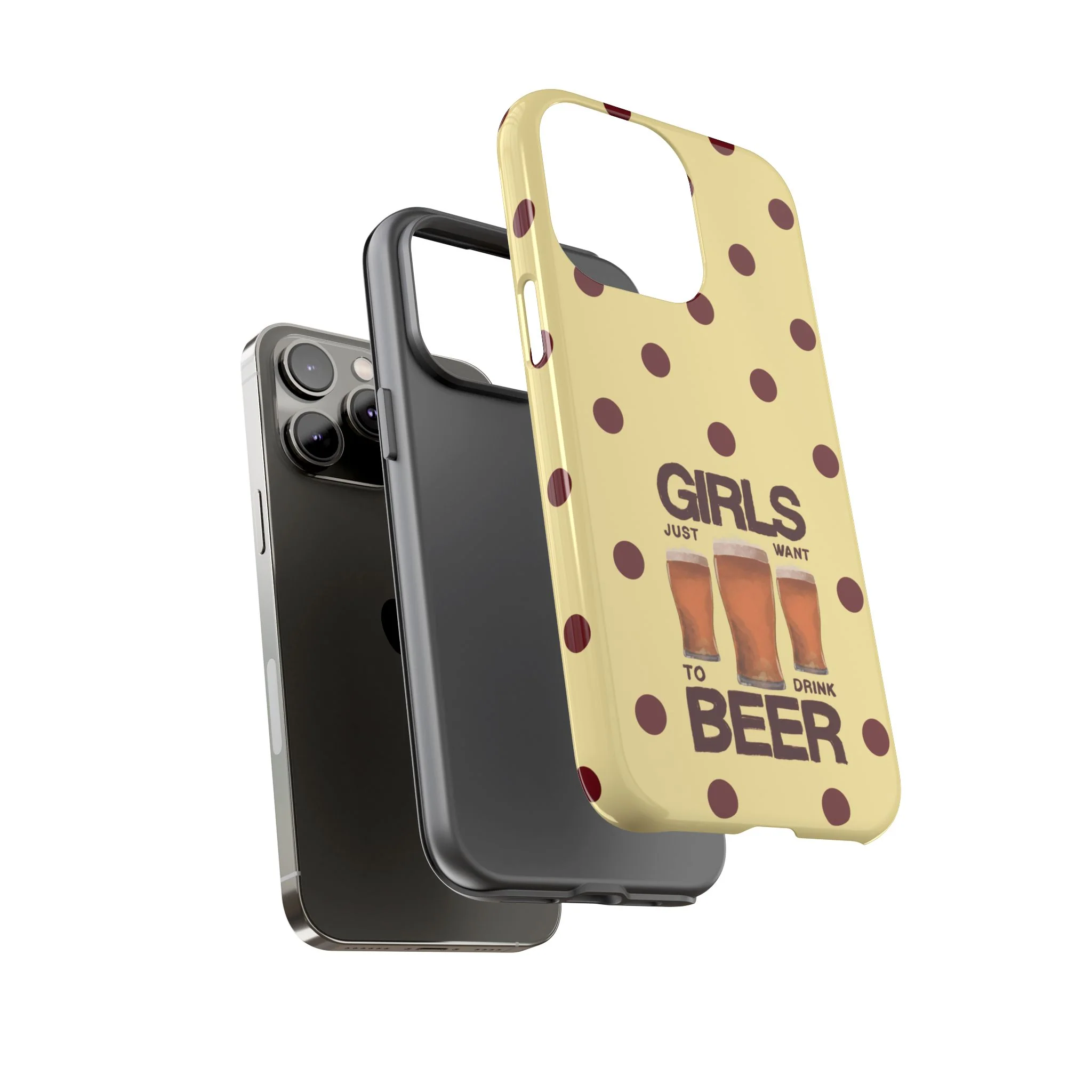 Girls Just Want to Drink Beer iPhone Case - Image 128