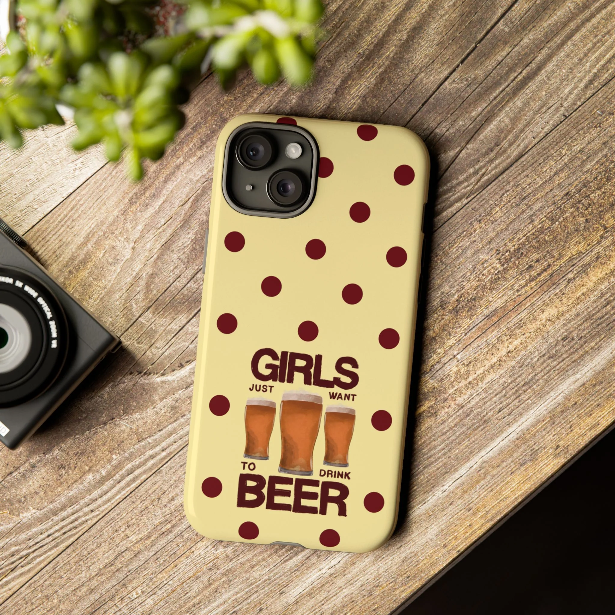 Girls Just Want to Drink Beer iPhone Case - Image 156