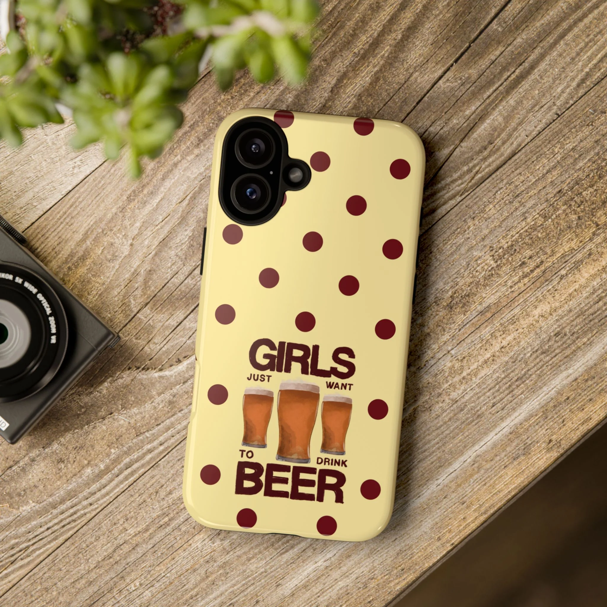 Girls Just Want to Drink Beer iPhone Case - Image 205