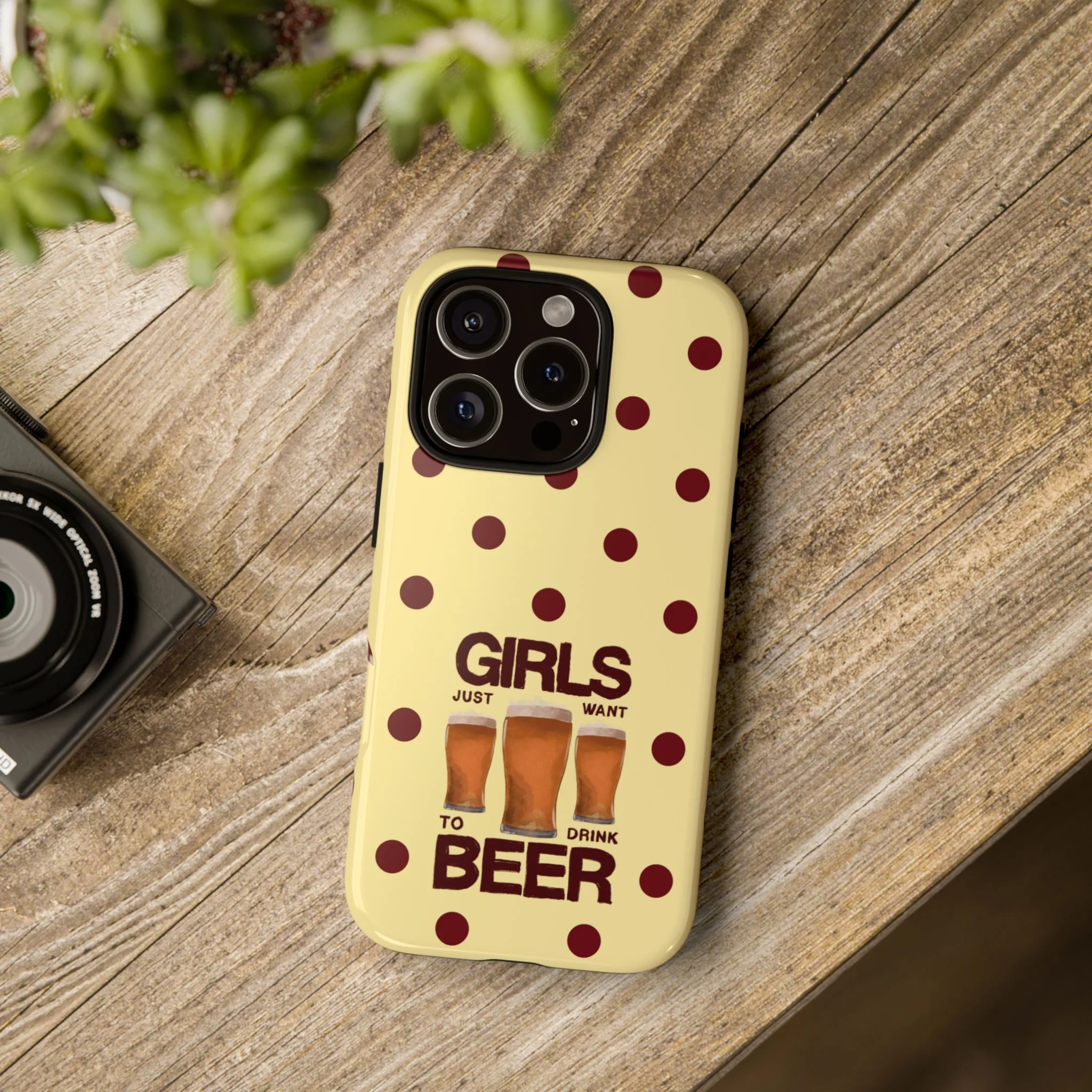 Girls Just Want to Drink Beer iPhone Case - Image 211