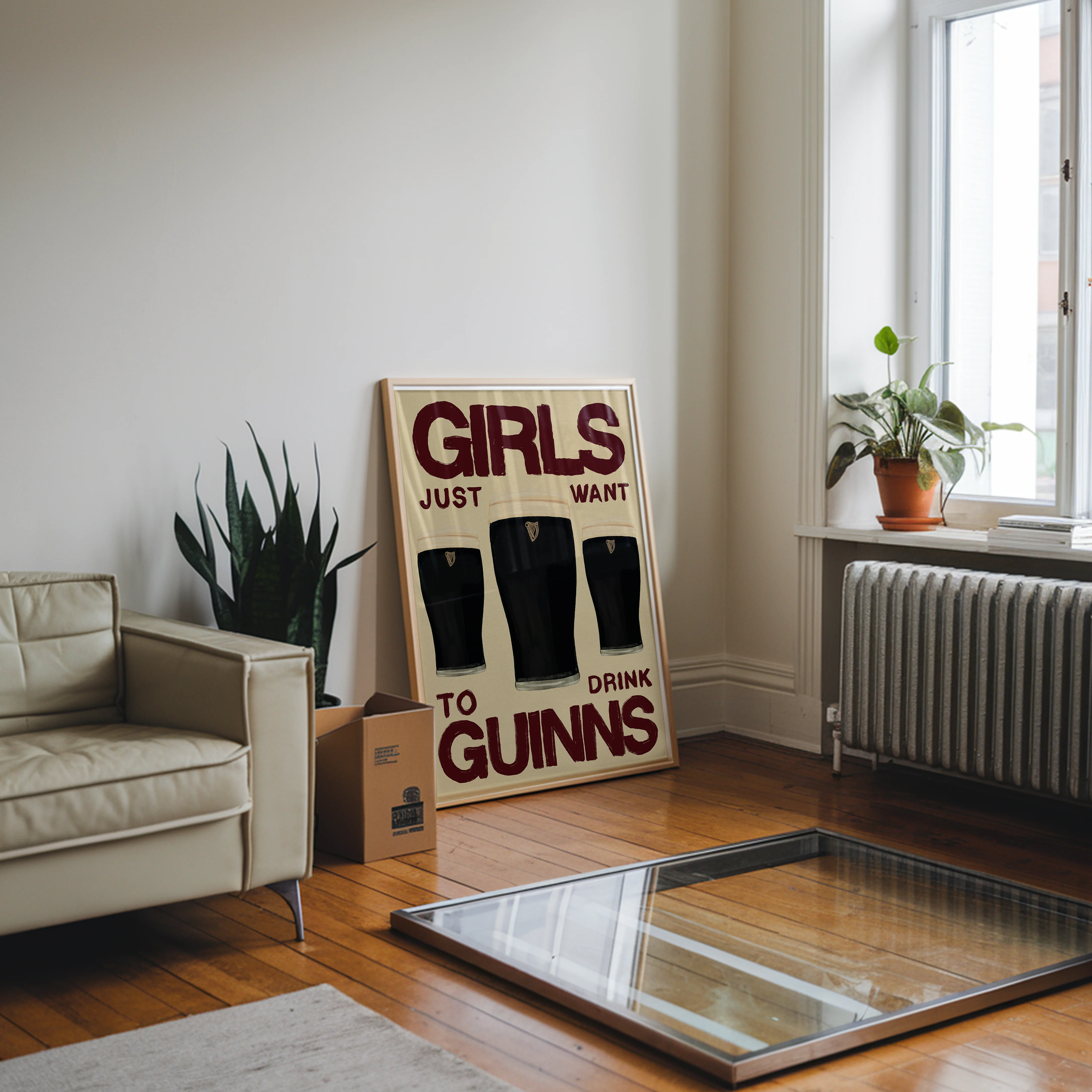Girls Just Want To Have Guinss Print - Image 3