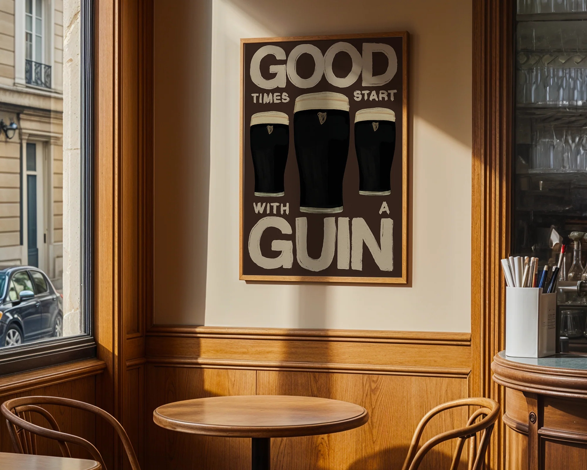 Good Times Start With A Guinn Print - Image 4